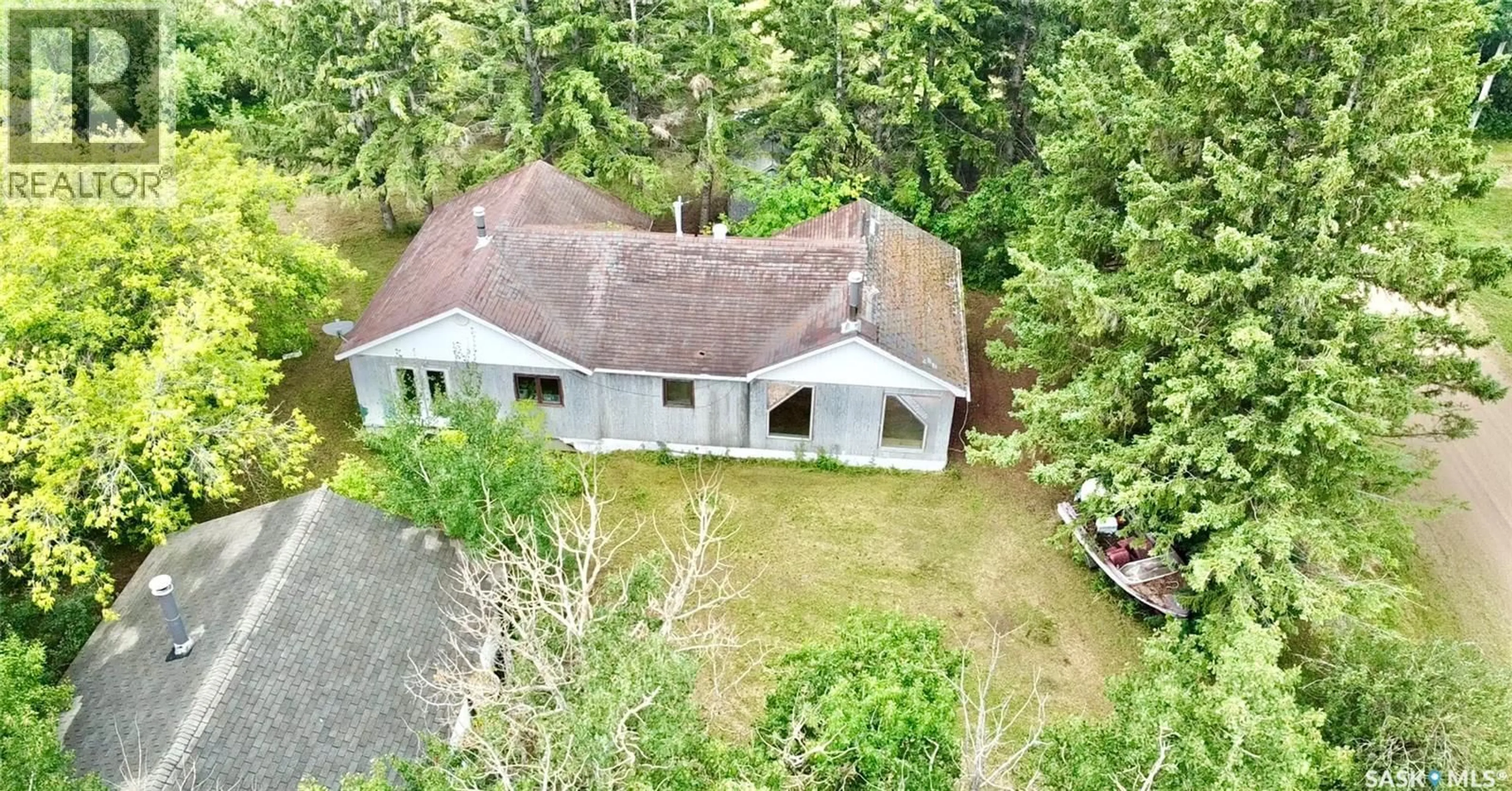 A pic from outside/outdoor area/front of a property/back of a property/a pic from drone, unknown for MARGO ACREAGE, Margo Saskatchewan S0A2M0