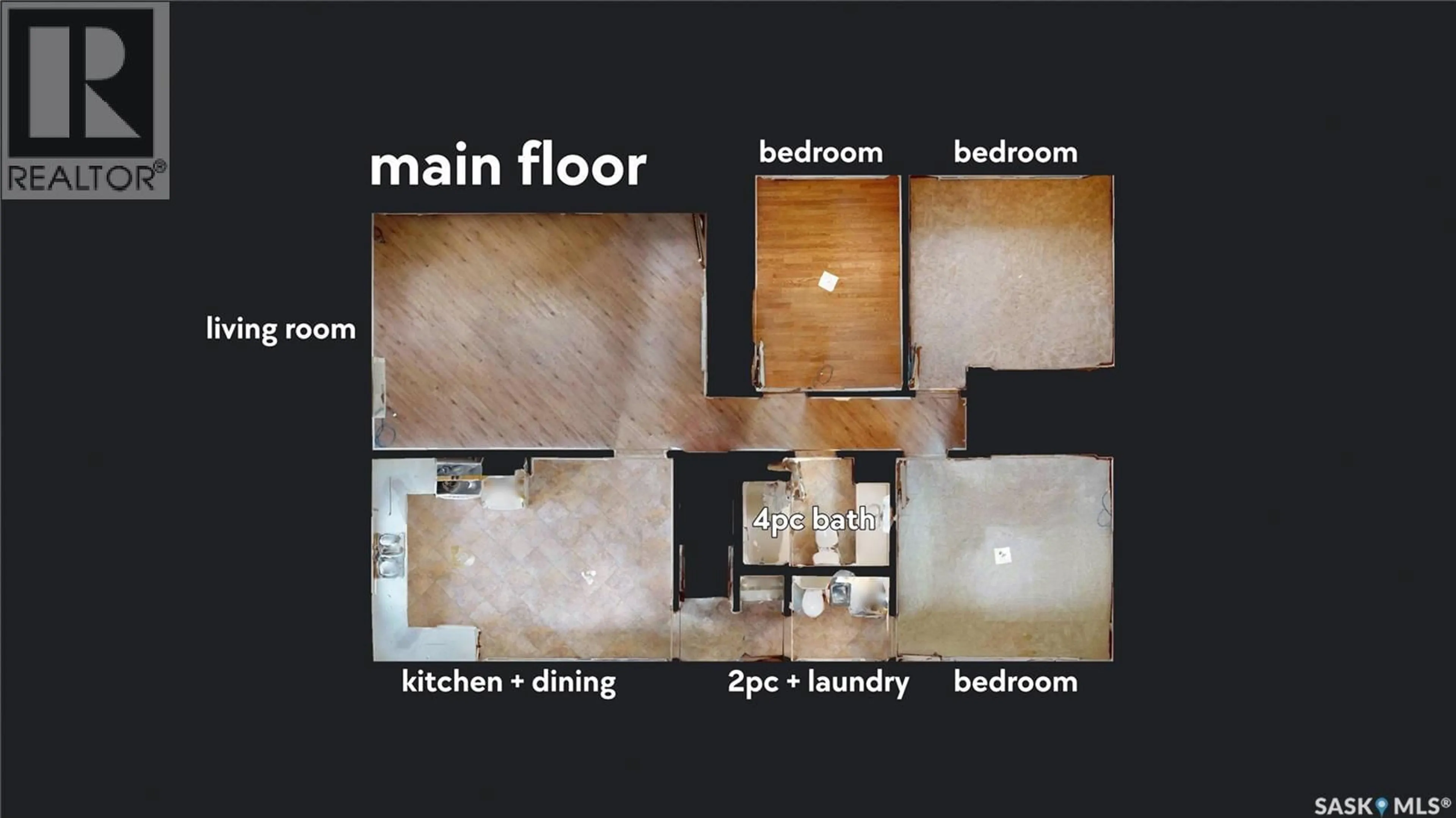 Floor plan for 538 GERTIE STREET, Moosomin Saskatchewan S0G3N0