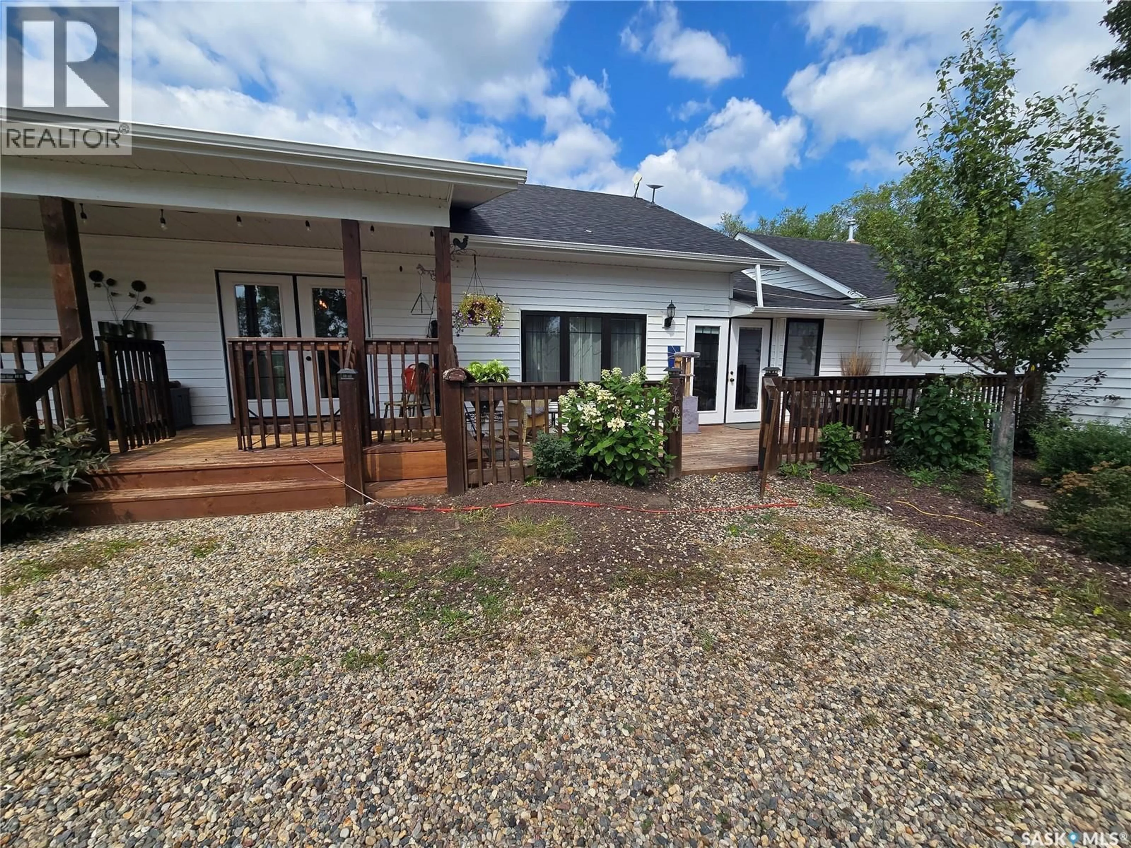 A pic from outside/outdoor area/front of a property/back of a property/a pic from drone, unknown for 28 GRUENENTHAL DRIVE, Rosthern Rm No. 403 Saskatchewan S0K3A0