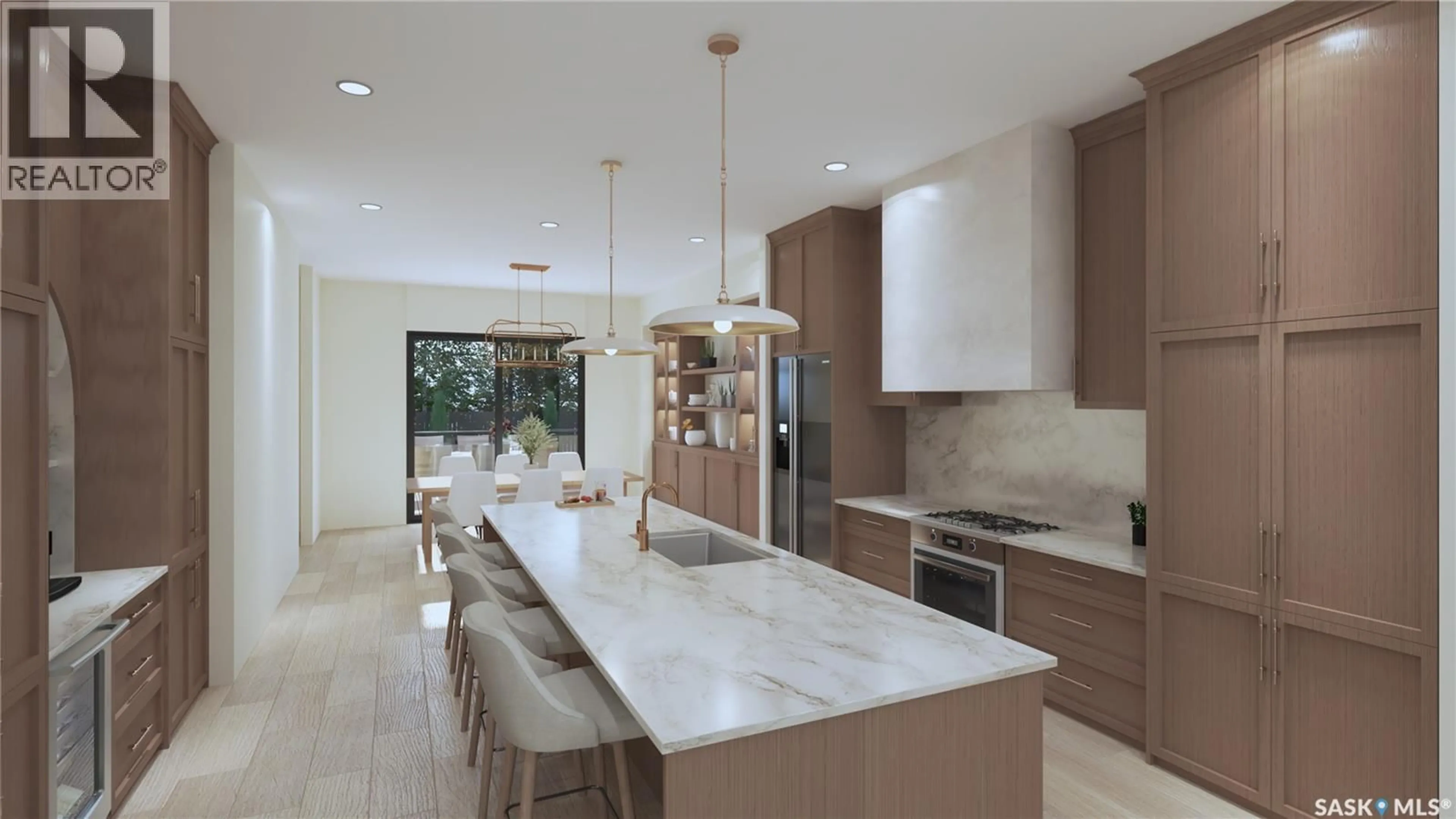 Contemporary kitchen, ceramic/tile floor for 709 LANSDOWNE AVENUE, Saskatoon Saskatchewan S7N1E4