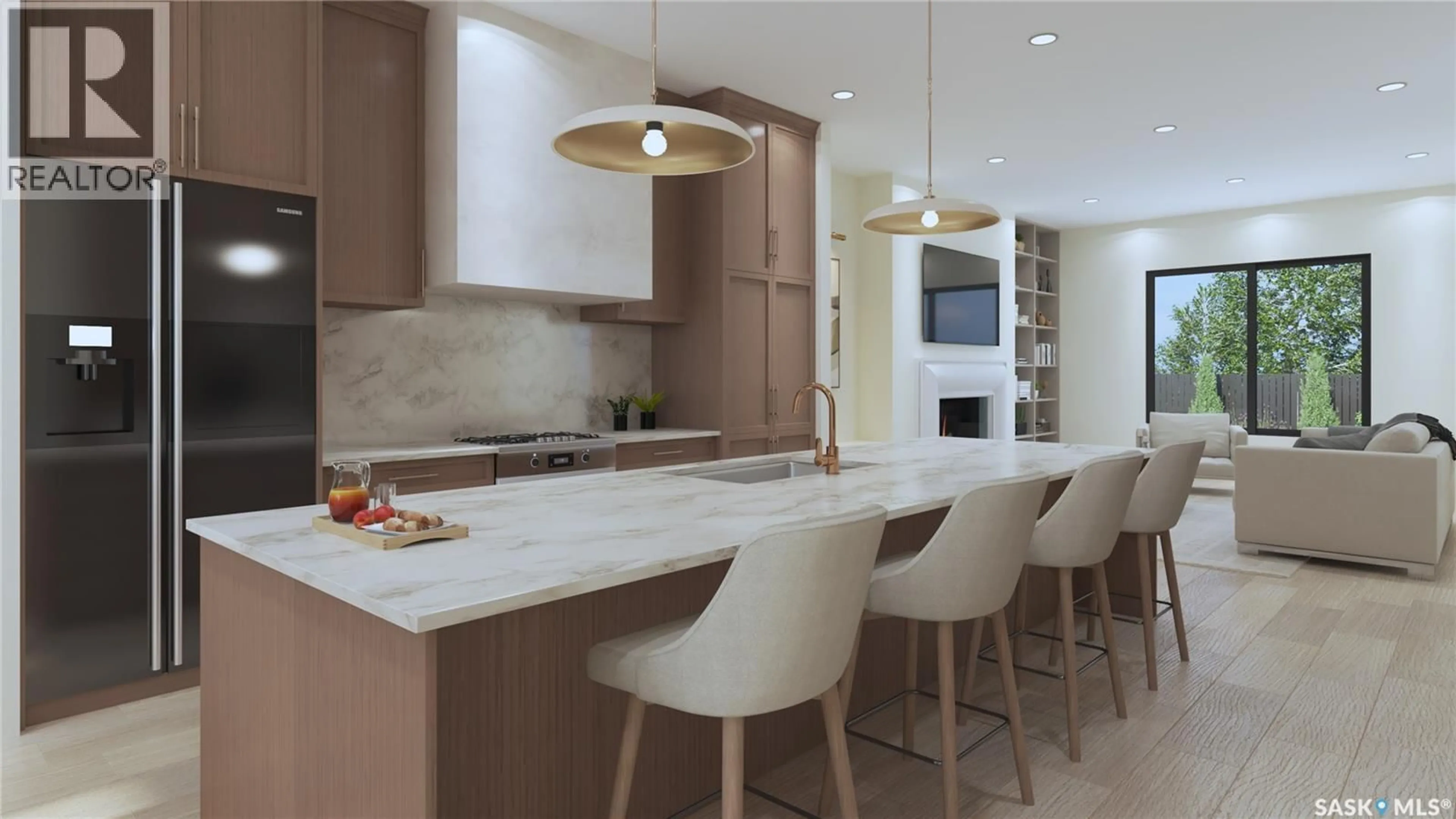 Contemporary kitchen, ceramic/tile floor for 709 LANSDOWNE AVENUE, Saskatoon Saskatchewan S7N1E4