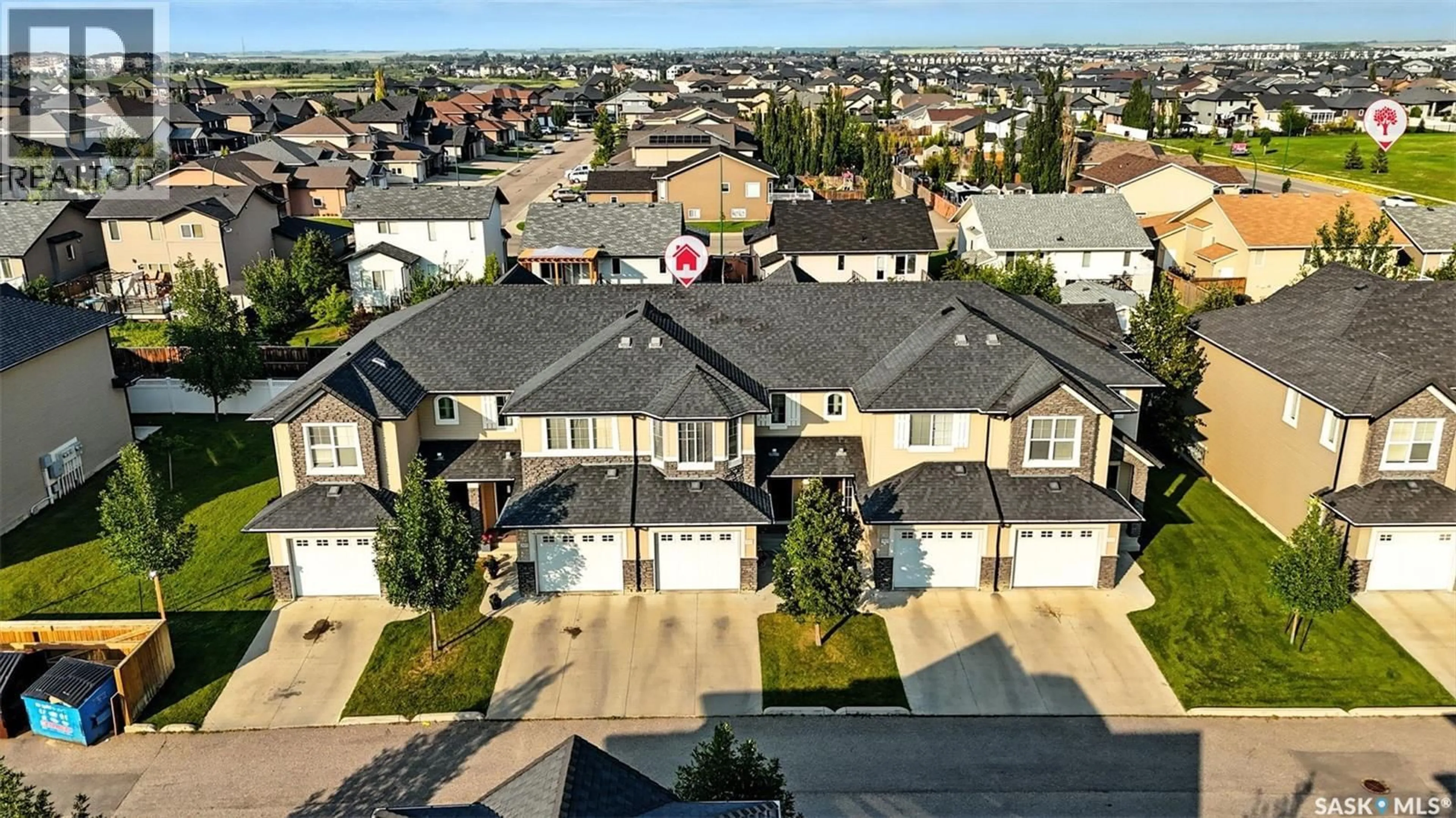 A pic from outside/outdoor area/front of a property/back of a property/a pic from drone, unknown for 308 - 410 LEDINGHAM WAY, Saskatoon Saskatchewan S7V0C4