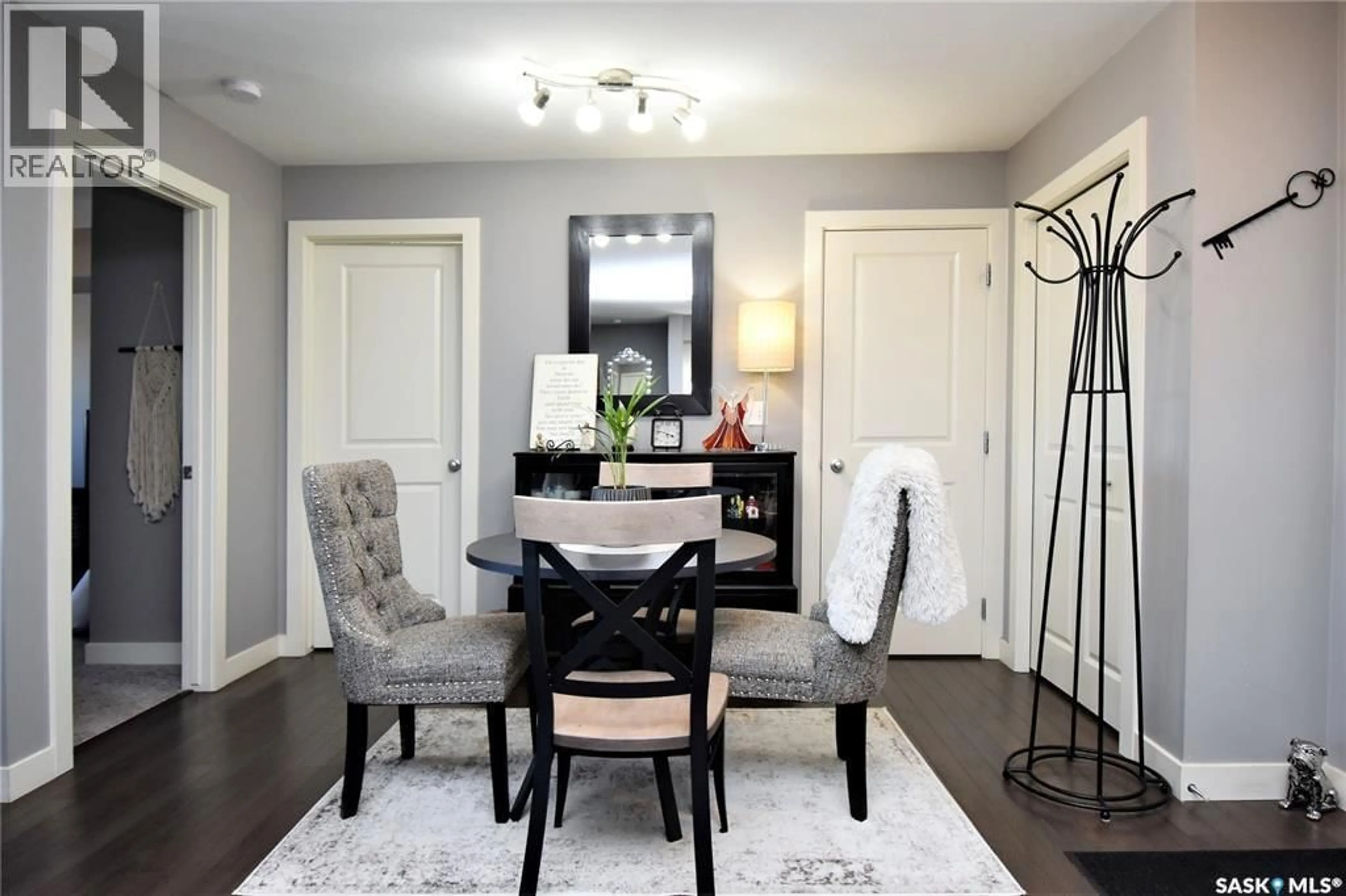 Dining room, wood/laminate floor for 306 - 308 PETTERSON DRIVE, Estevan Saskatchewan S4A2A8