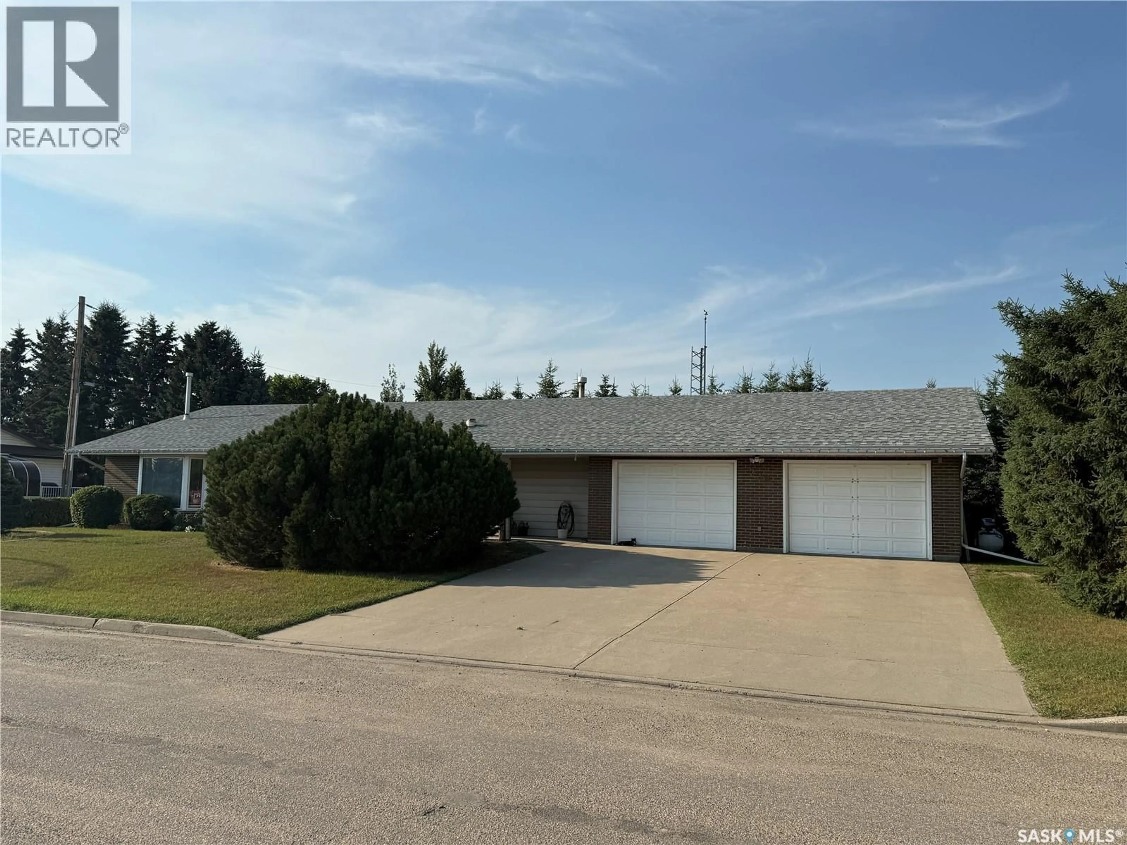 A pic from outside/outdoor area/front of a property/back of a property/a pic from drone, street for 701 ADAMSON CRESCENT, Shellbrook Saskatchewan S0J2E0