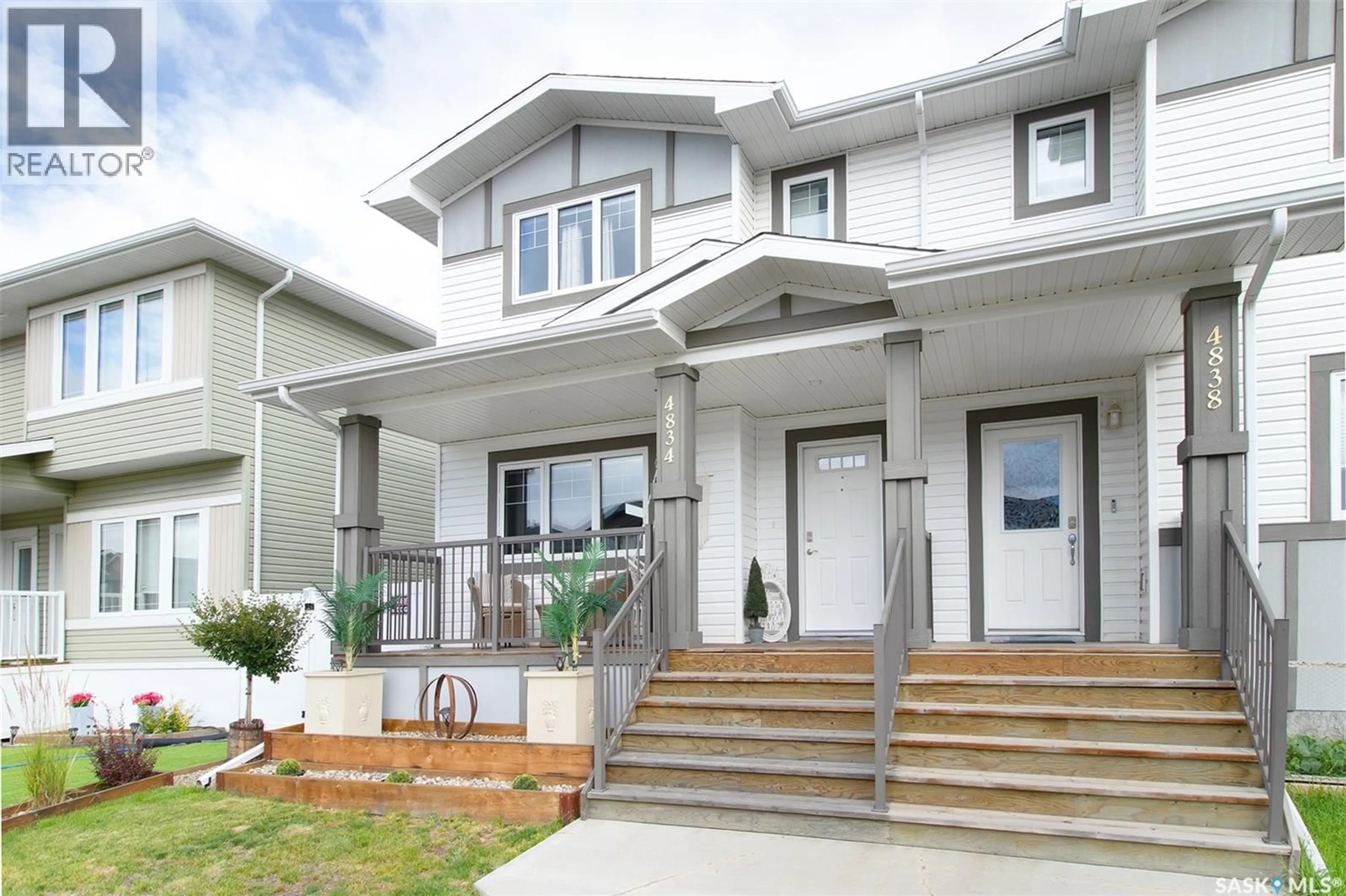 Home with vinyl exterior material, street for 4834 GREEN ROCK ROAD, Regina Saskatchewan S4V3L1
