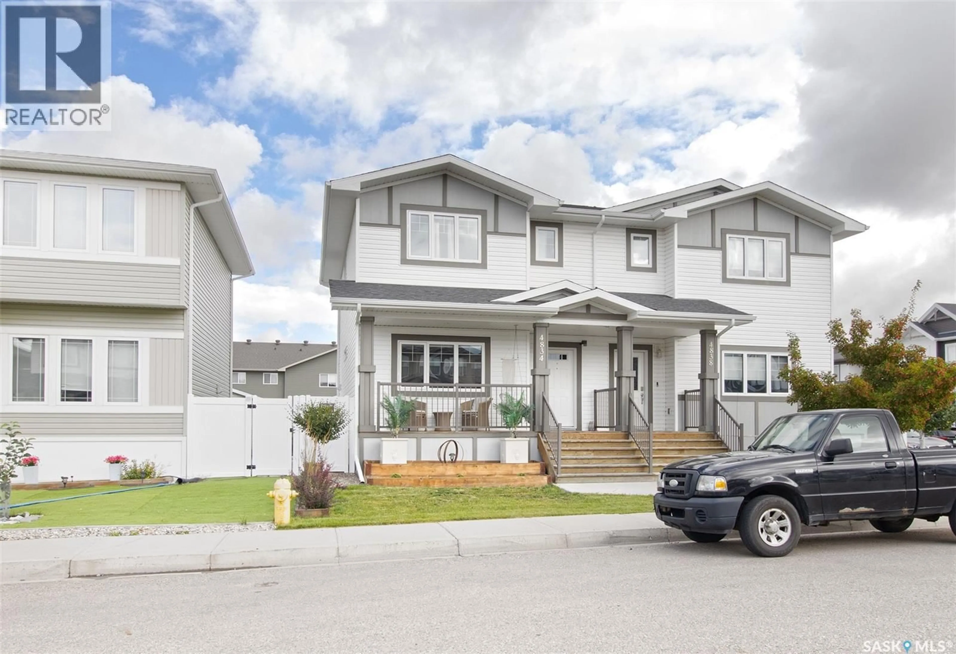 Home with vinyl exterior material, street for 4834 GREEN ROCK ROAD, Regina Saskatchewan S4V3L1