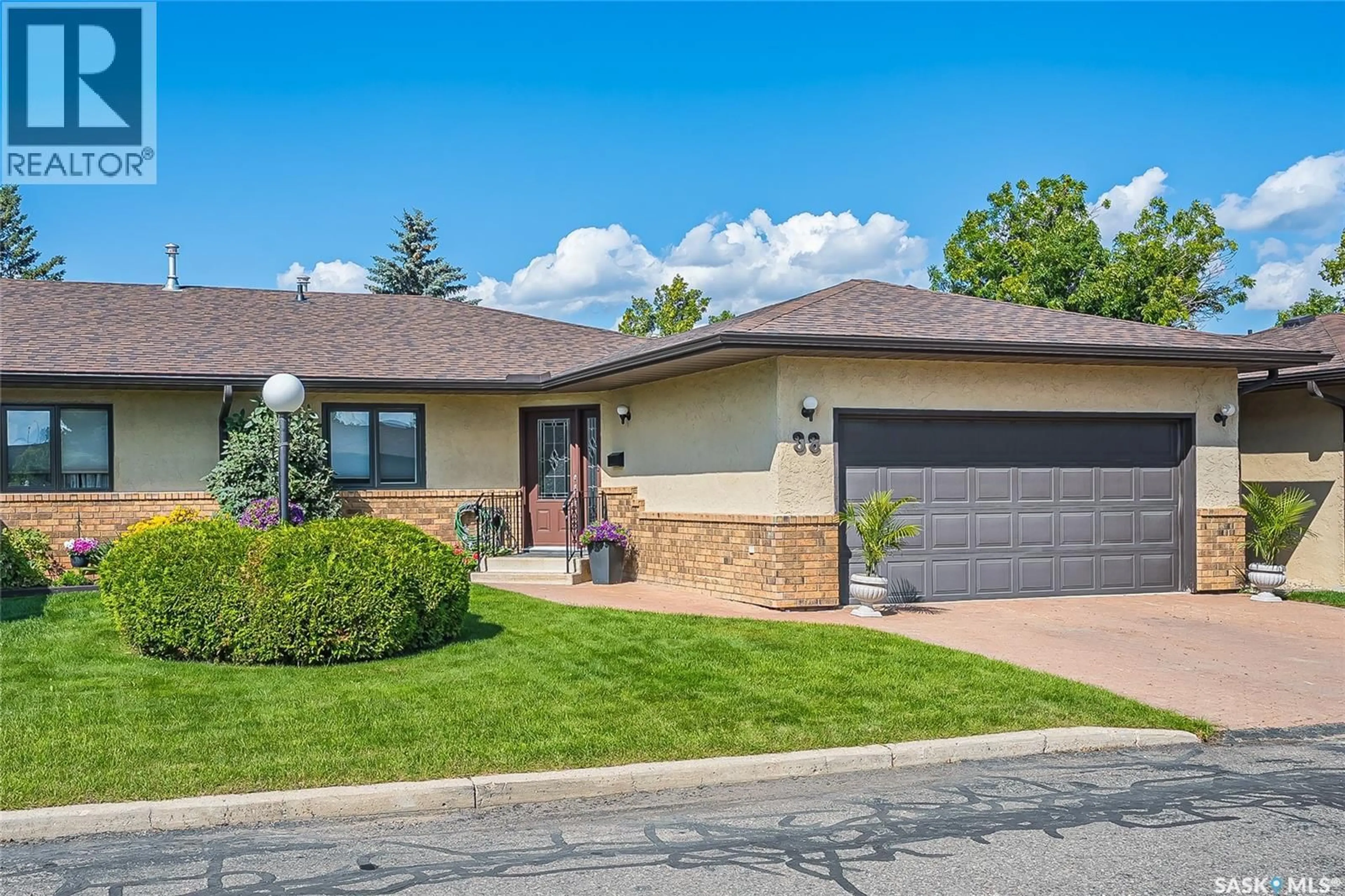 Home with brick exterior material, street for 38 3415 CALDER CRESCENT, Saskatoon Saskatchewan S7J5A2