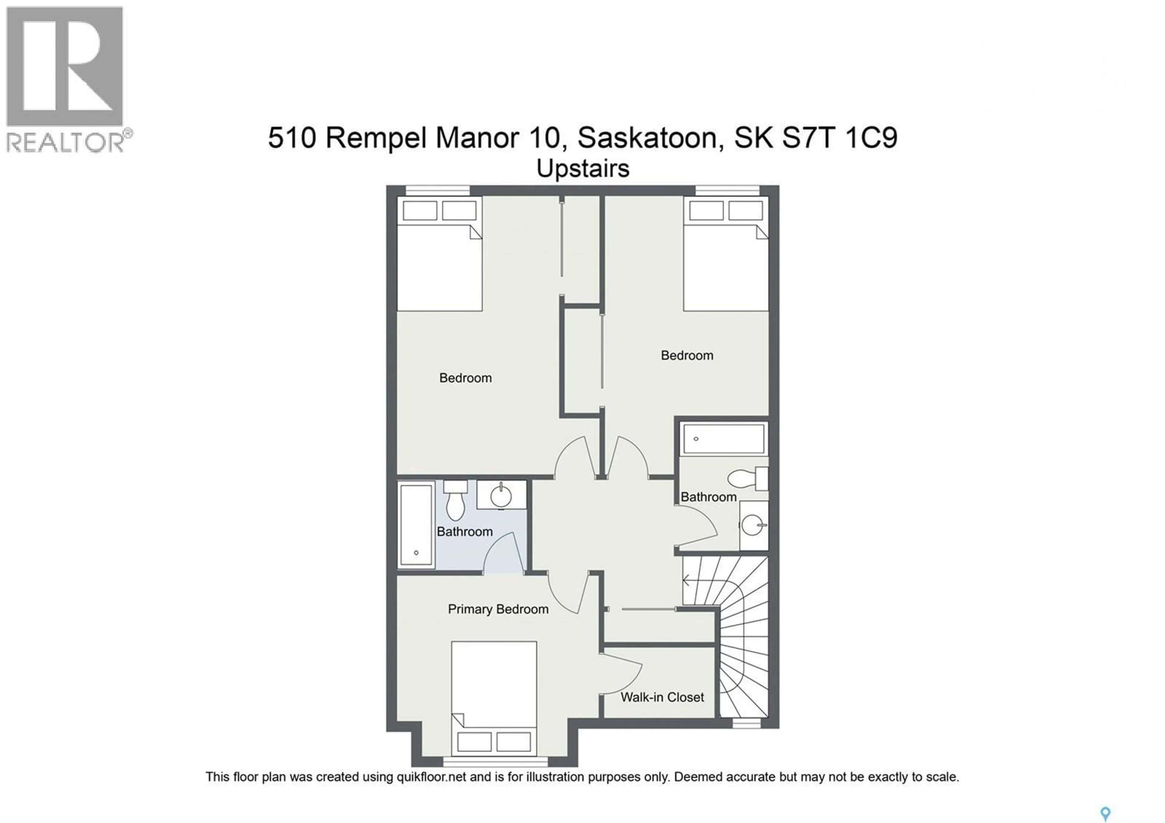 Floor plan for 502 - 10 REMPEL MANOR, Saskatoon Saskatchewan S7T0L7