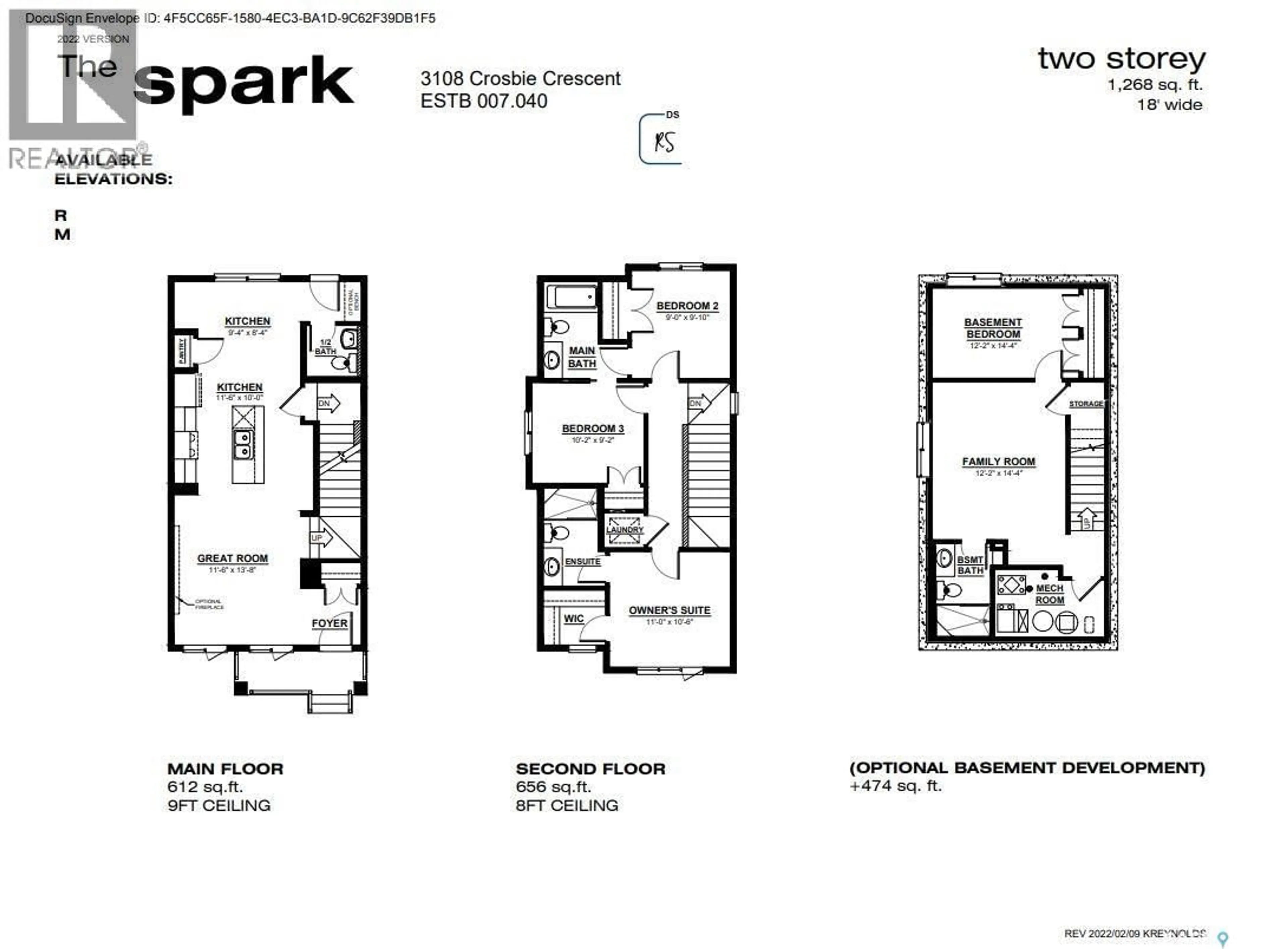 Floor plan for 3108 CROSBIE CRESCENT, Regina Saskatchewan S4V3S2