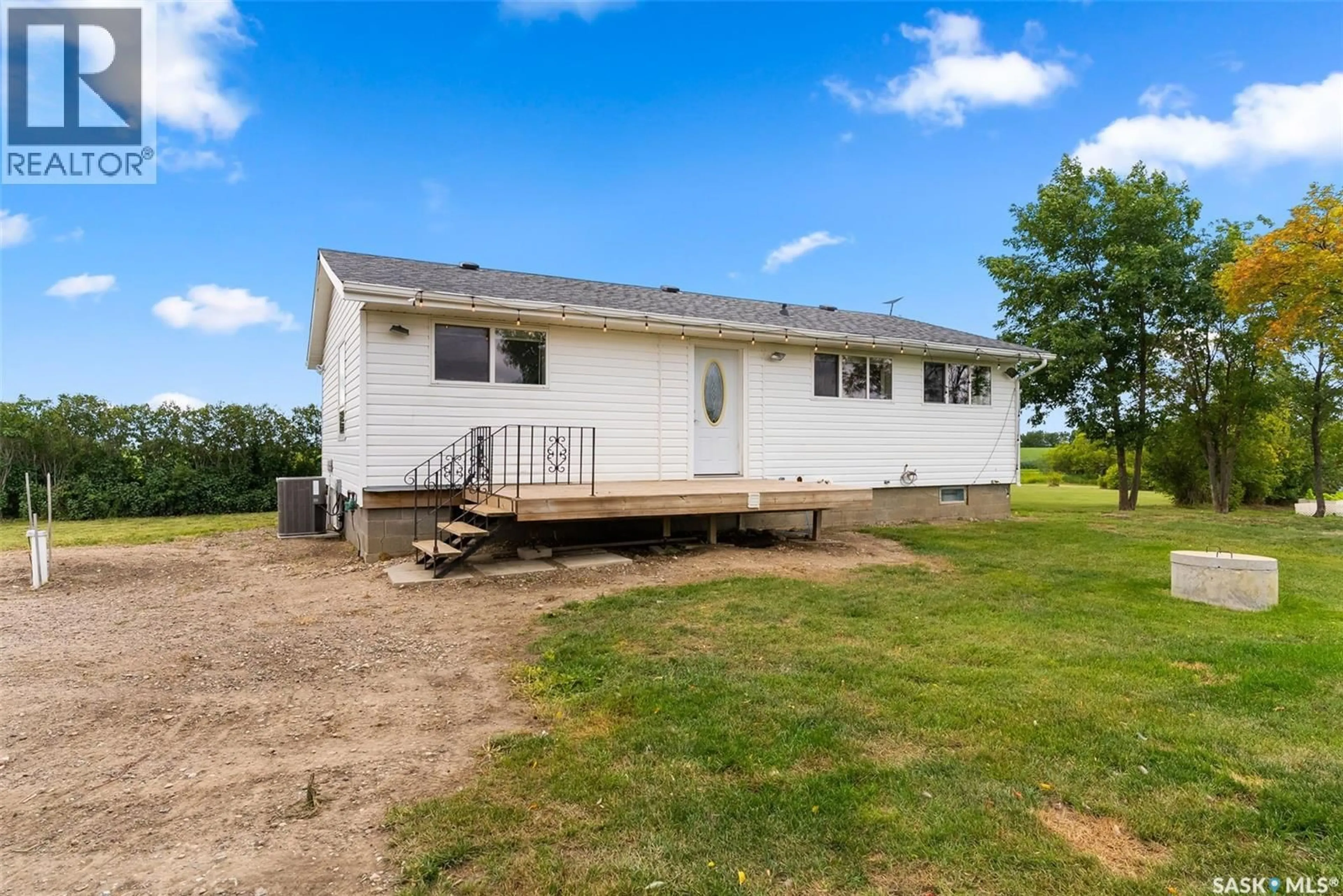 A pic from outside/outdoor area/front of a property/back of a property/a pic from drone, water/lake/river/ocean view for AFFLECK ACREAGE, South Qu'Appelle Rm No. 157 Saskatchewan S0G1K0
