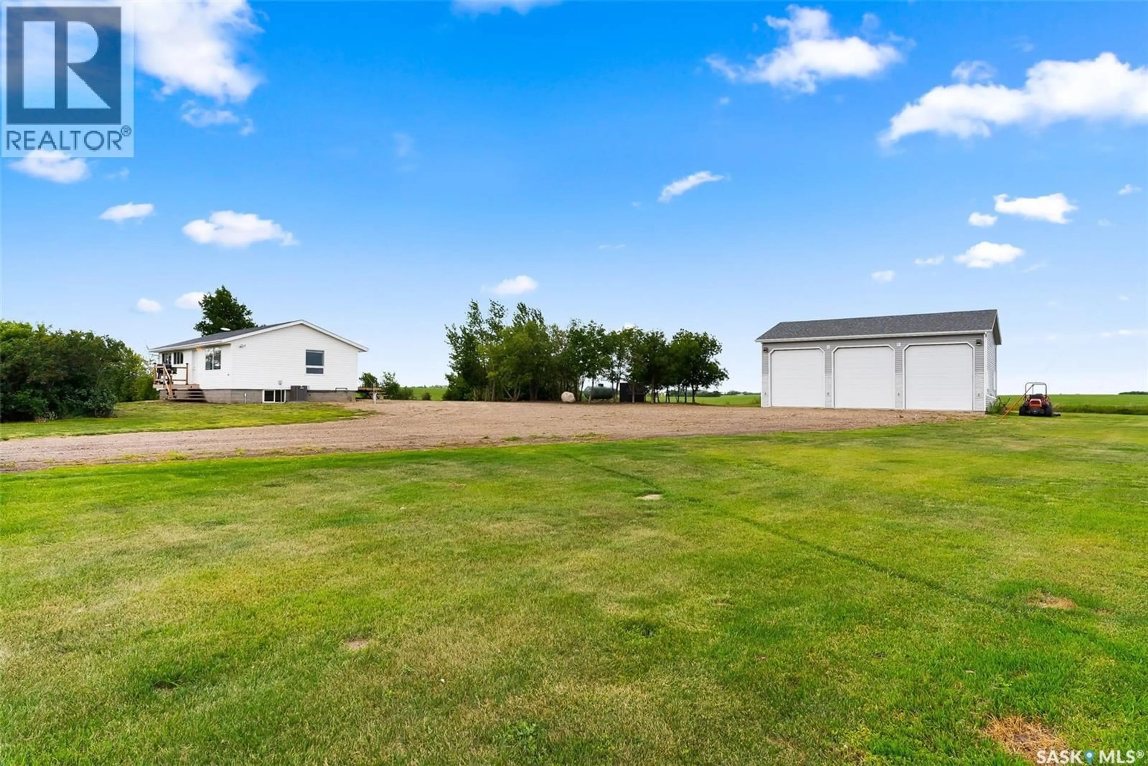 A pic from outside/outdoor area/front of a property/back of a property/a pic from drone, water/lake/river/ocean view for AFFLECK ACREAGE, South Qu'Appelle Rm No. 157 Saskatchewan S0G1K0