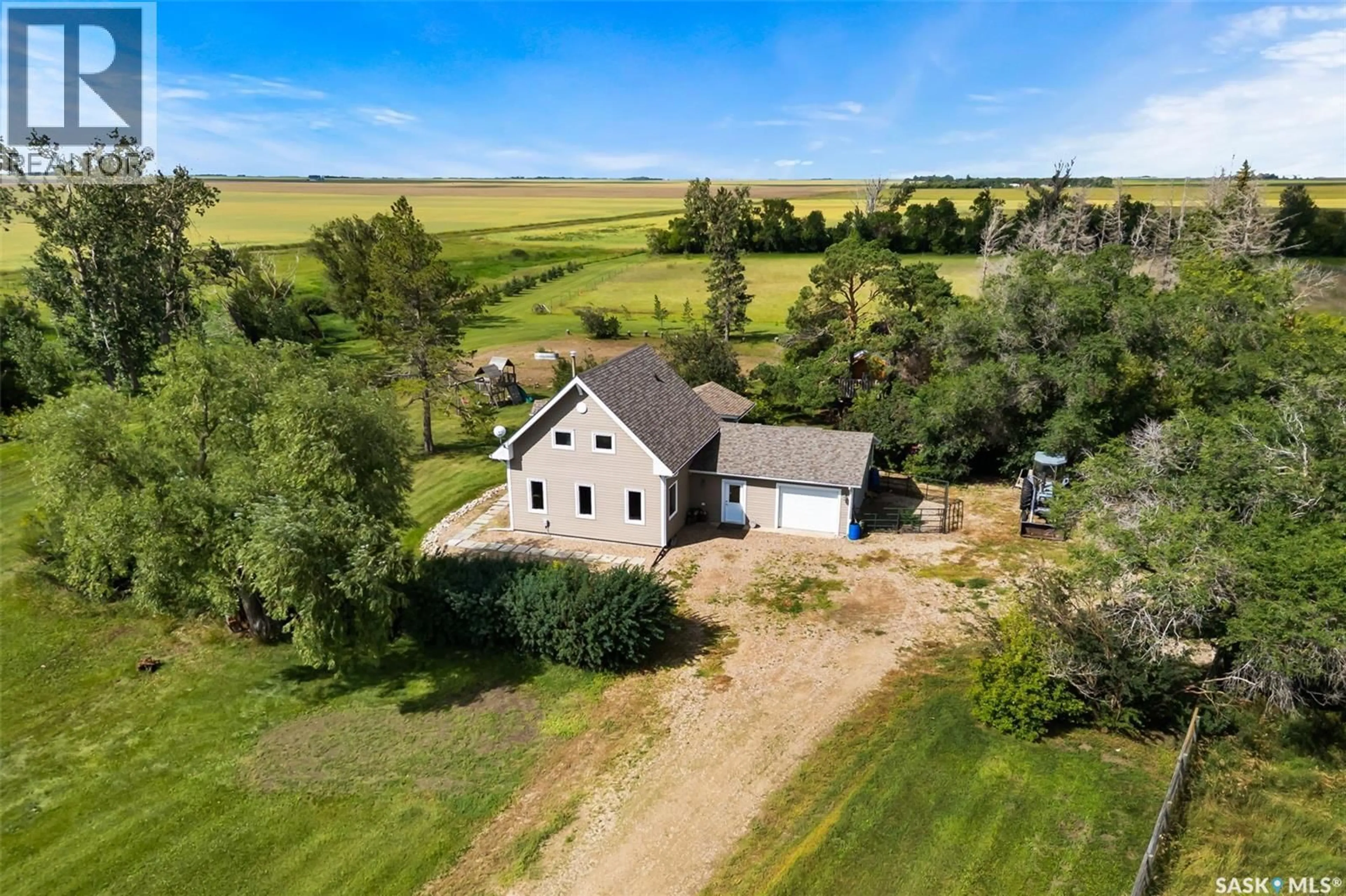 A pic from outside/outdoor area/front of a property/back of a property/a pic from drone, building for ADRIAN ACREAGE, Marquis Rm No. 191 Saskatchewan S6H4R3