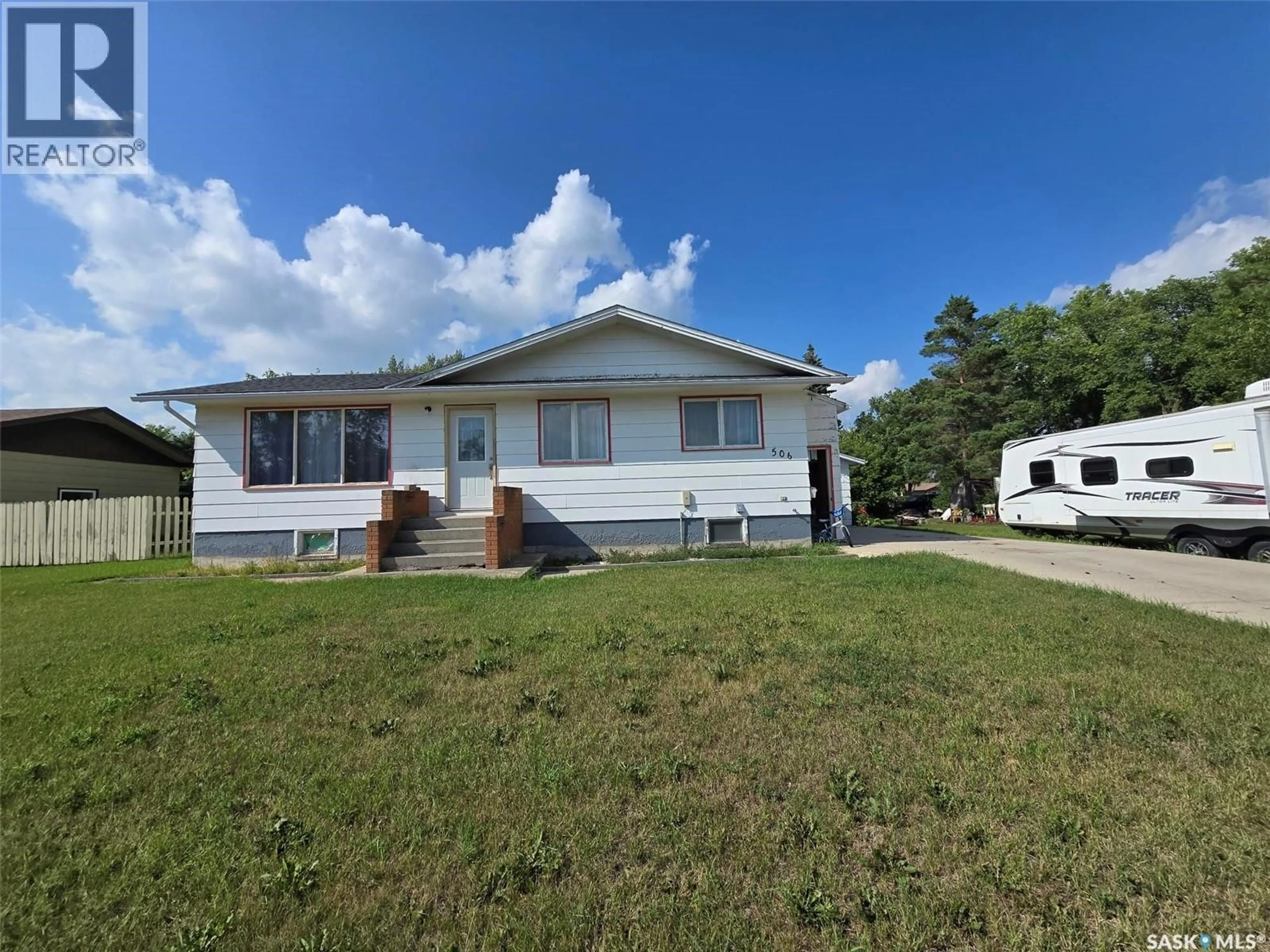 A pic from outside/outdoor area/front of a property/back of a property/a pic from drone, street for 506 WATER STREET, Wolseley Saskatchewan S0G5H0