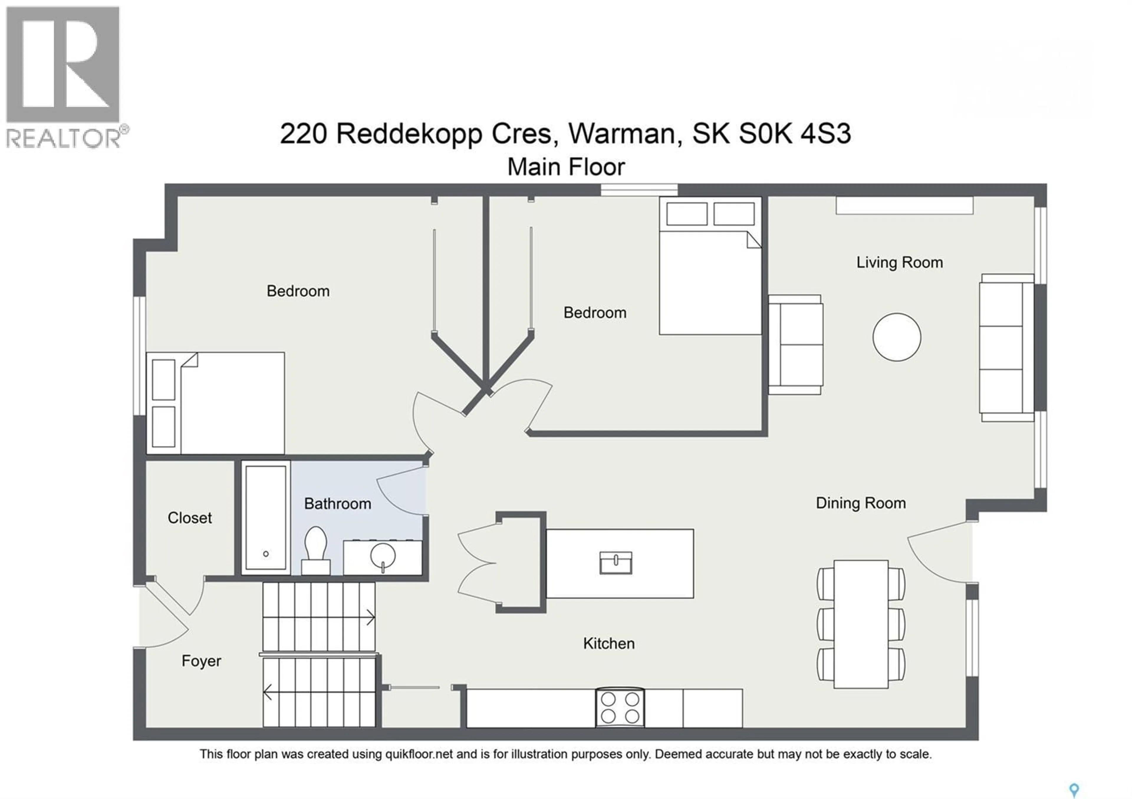 Floor plan for 220 REDDEKOPP LANE, Warman Saskatchewan S0K4S3
