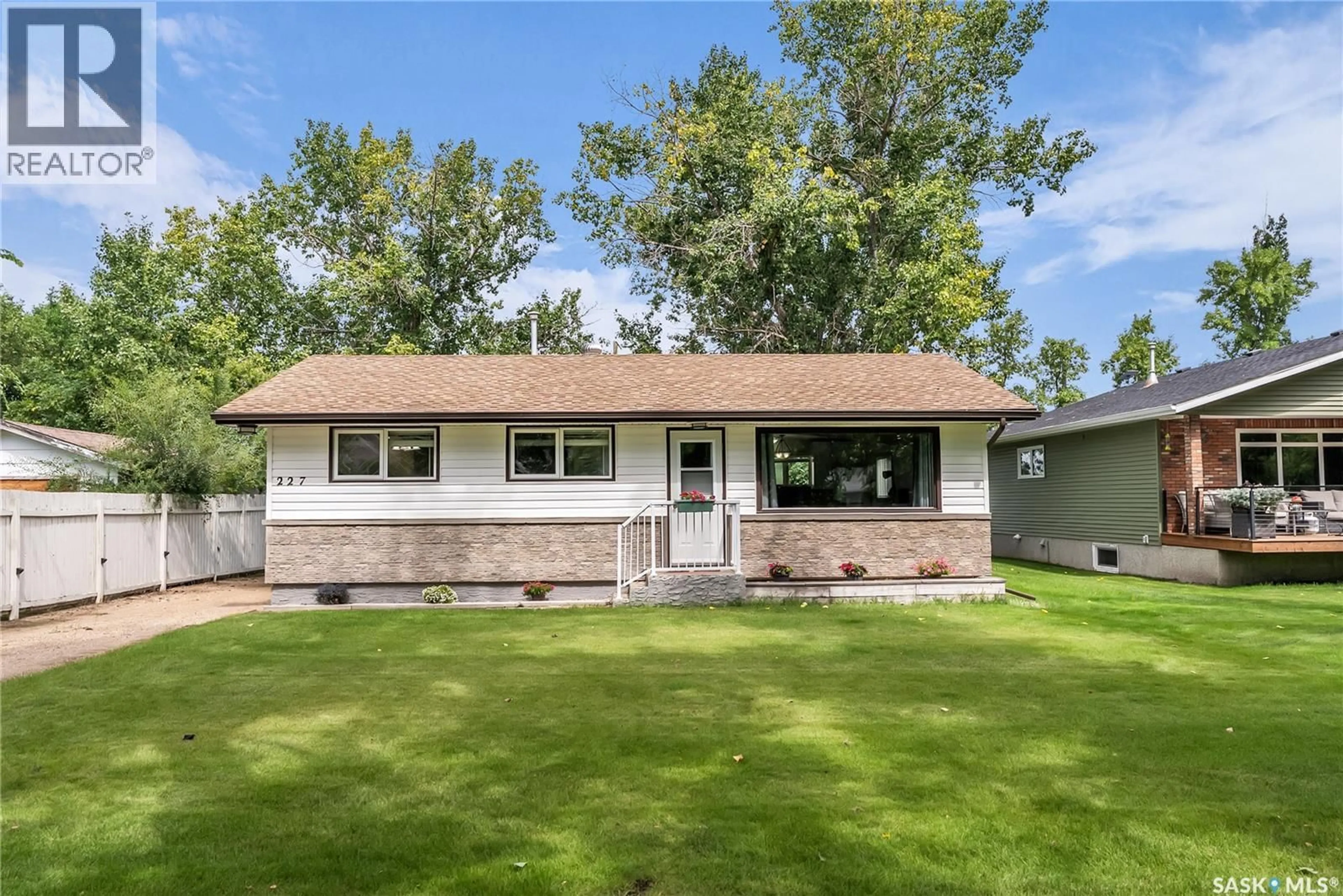 Home with vinyl exterior material, street for 227 2ND AVENUE, Riverhurst Saskatchewan S0H3P0