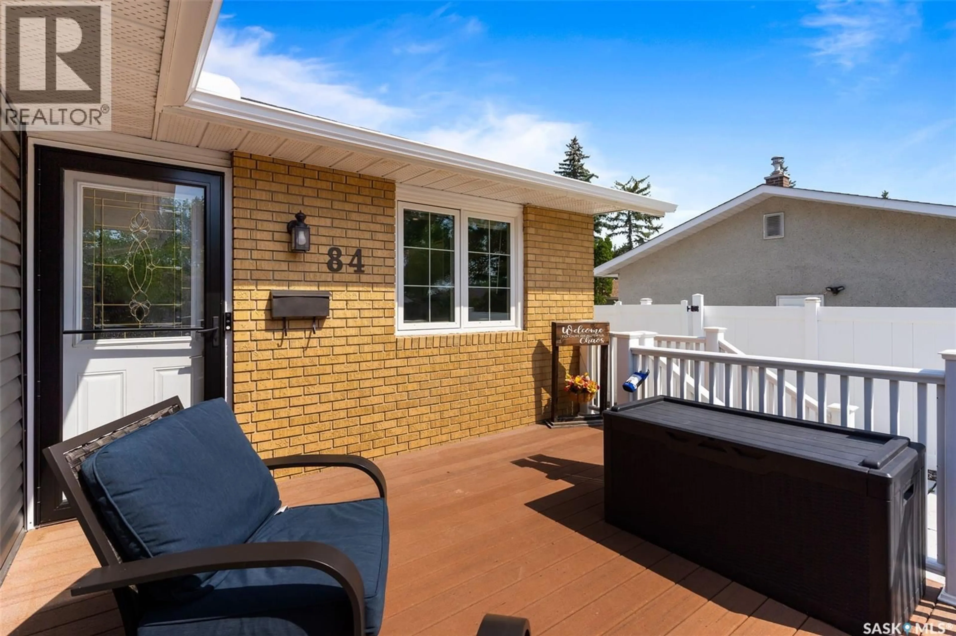 Patio, street for 84 RITCHIE CRESCENT, Regina Saskatchewan S4R5A4