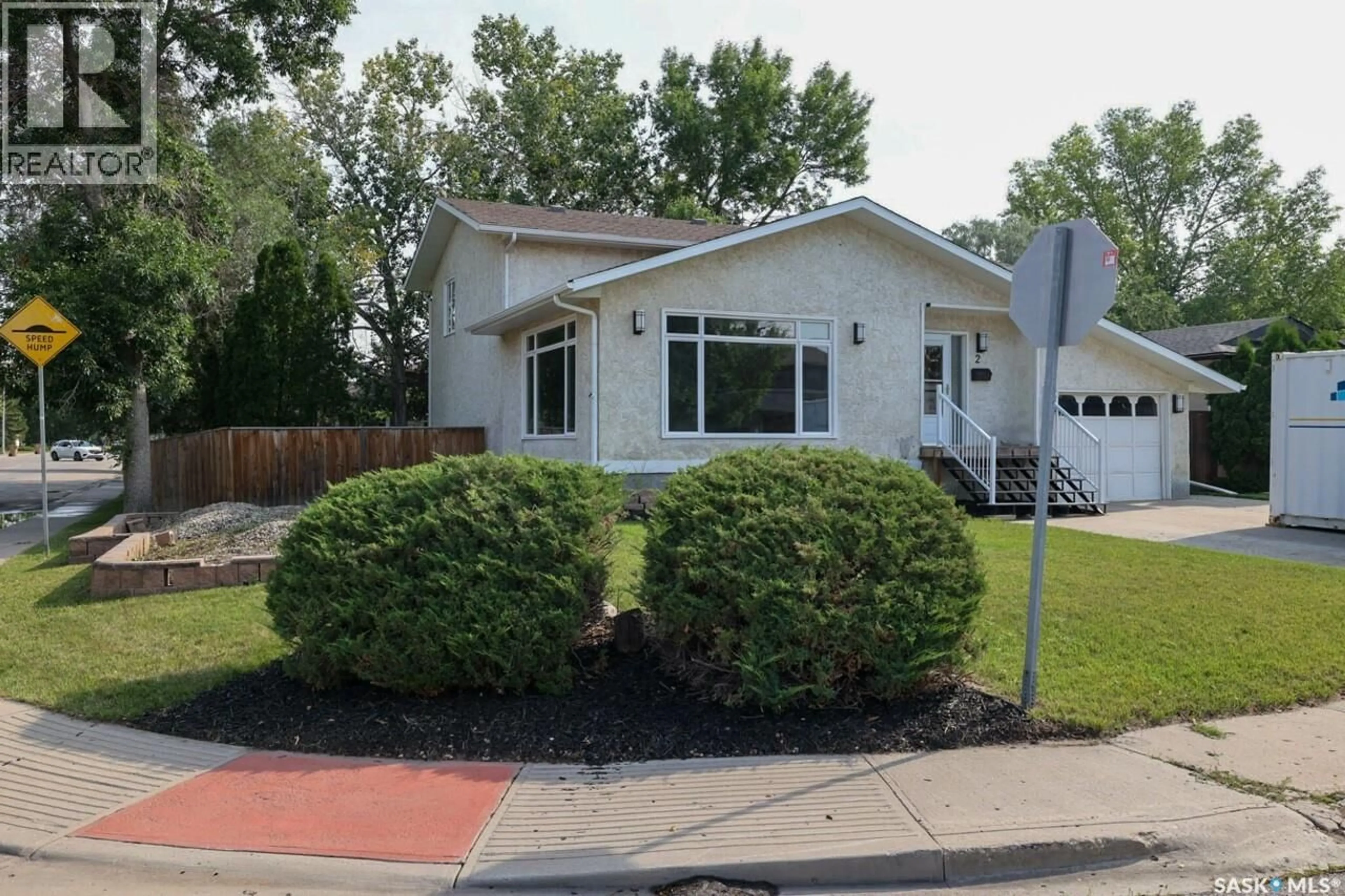 Home with vinyl exterior material, street for 2 SCHWANN PLACE, Regina Saskatchewan S4V0C3