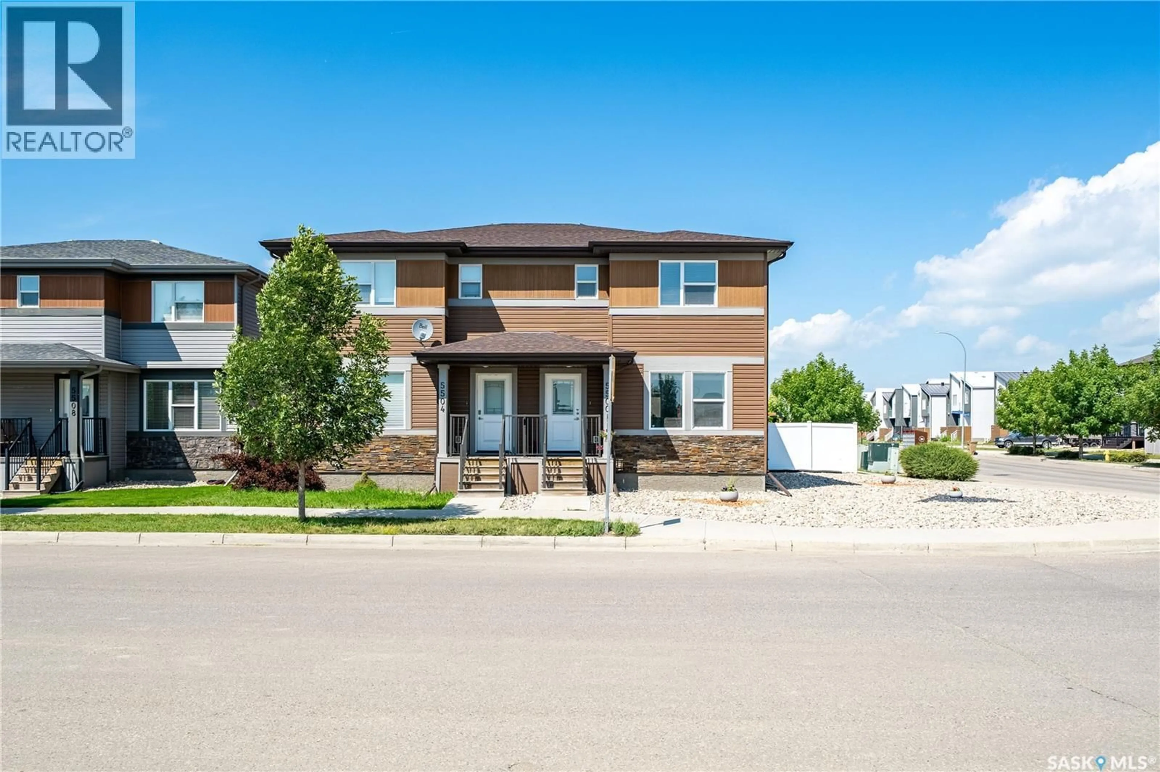 Home with brick exterior material, street for 5500 TUTOR WAY, Regina Saskatchewan S4W0N6