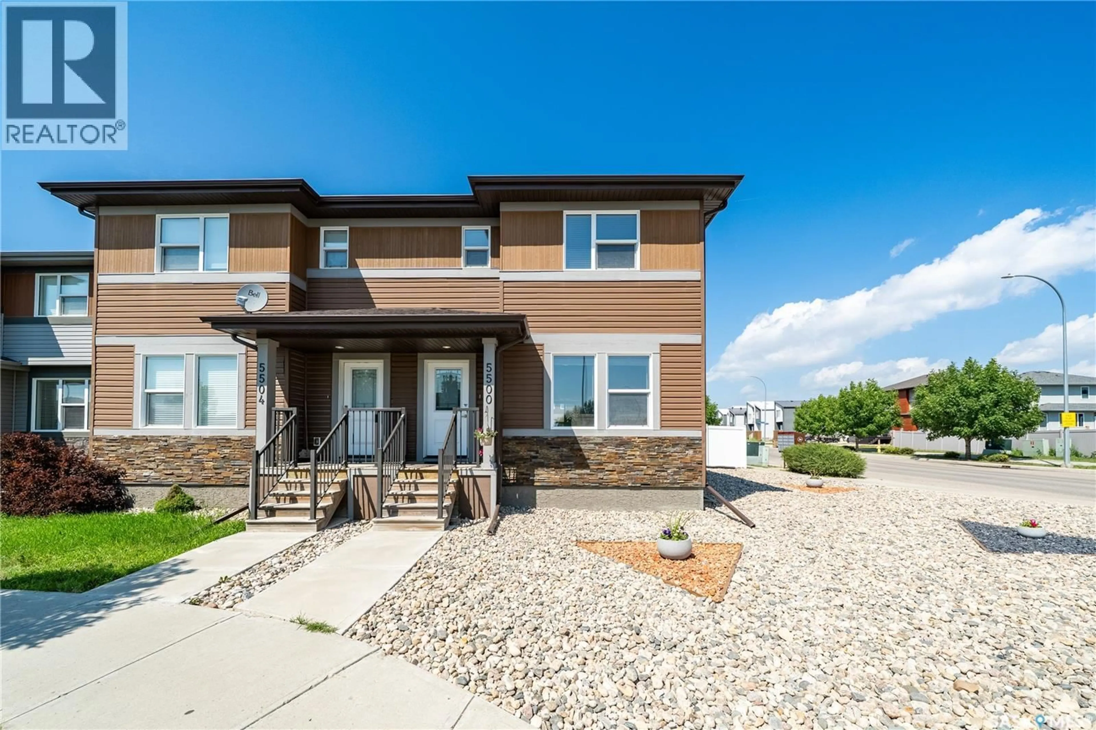 Home with brick exterior material, street for 5500 TUTOR WAY, Regina Saskatchewan S4W0N6