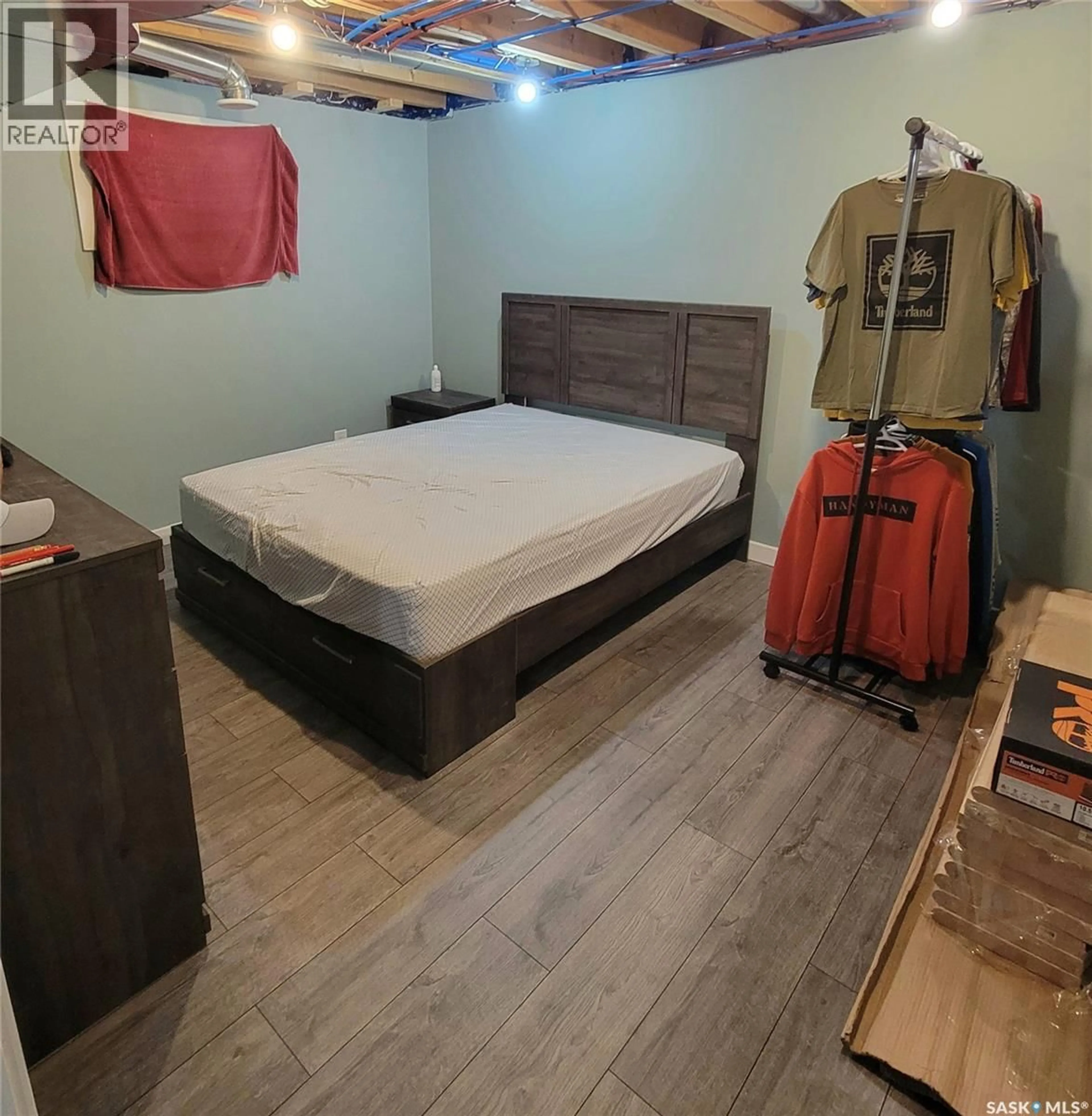 Bedroom with bed, unknown for E - 513 HIGHWAY AVENUE, Preeceville Saskatchewan S0A3B0