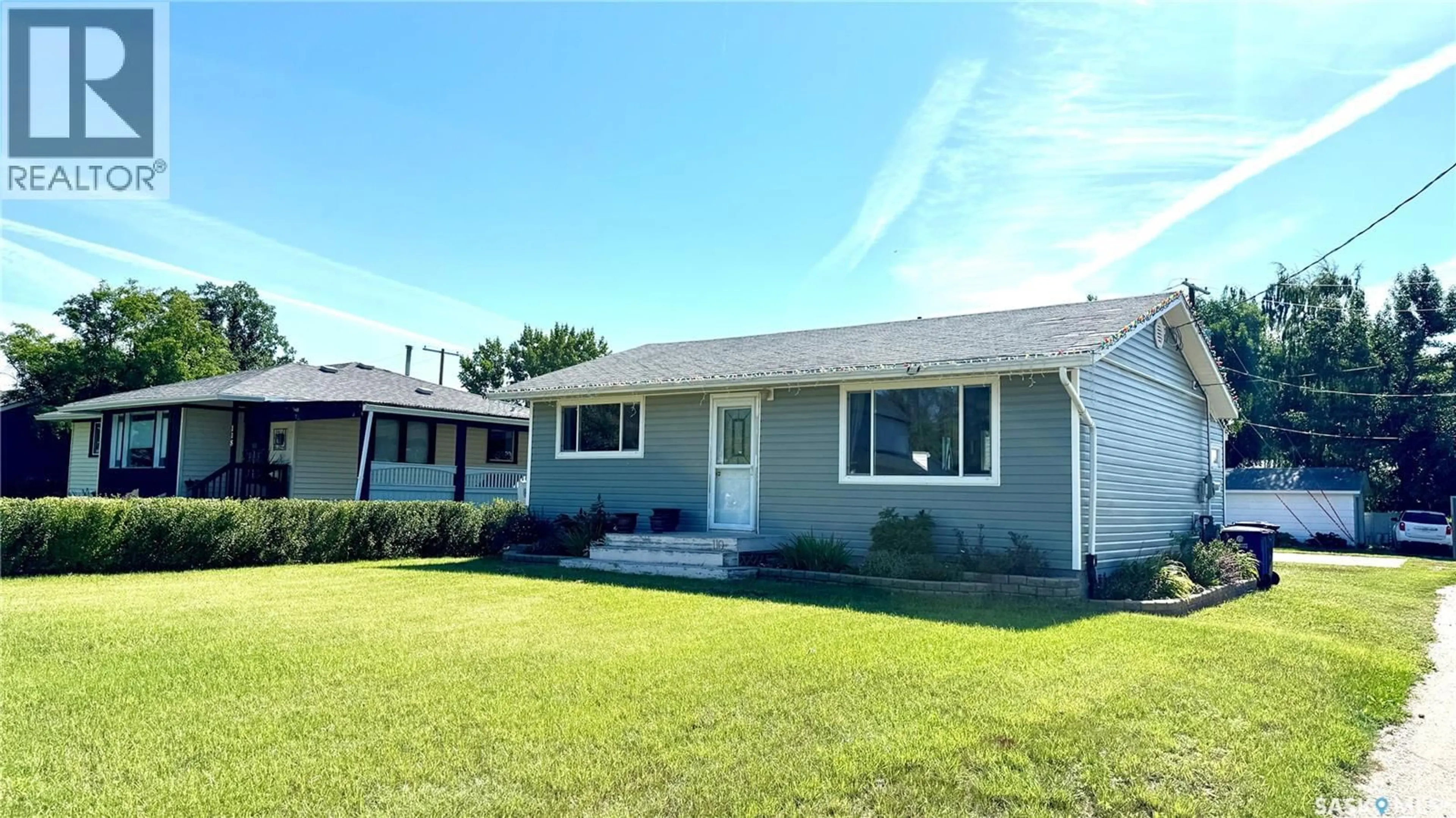 Home with vinyl exterior material, street for 110 STANLEY STREET, Elbow Saskatchewan S0H1J0