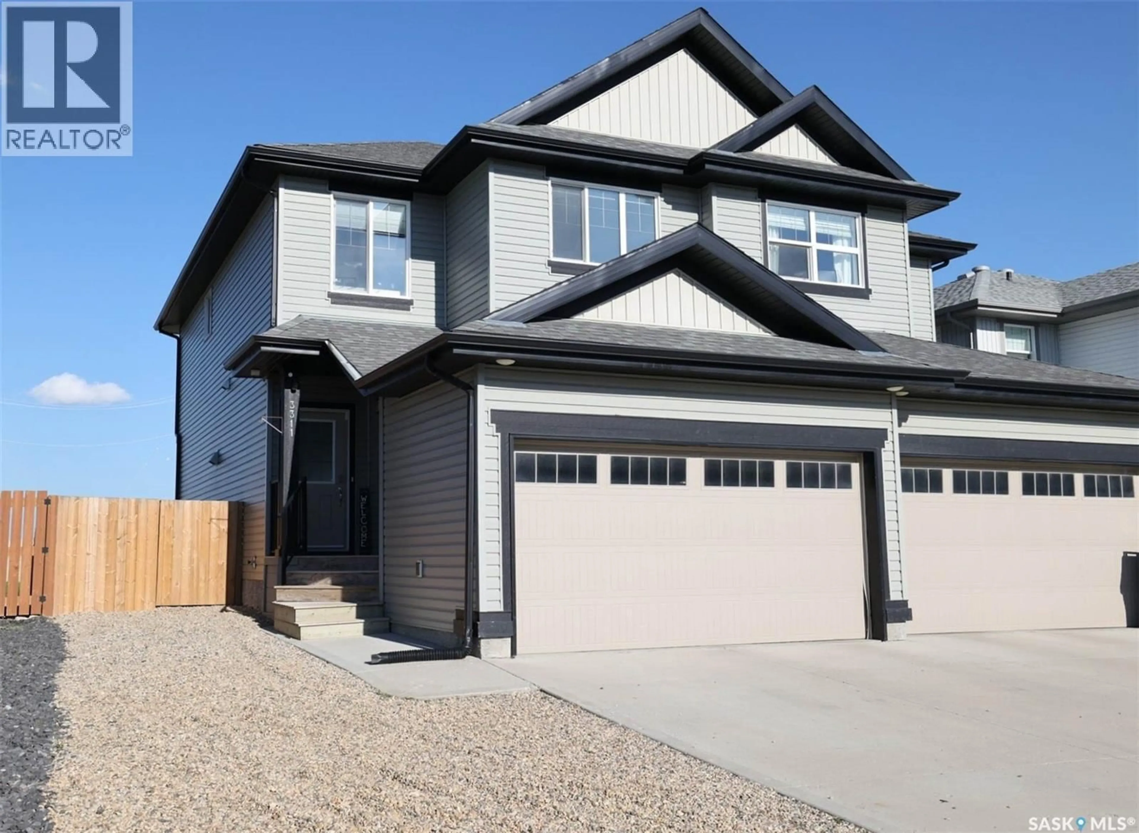 Home with vinyl exterior material, street for 3311 GREEN TURTLE ROAD, Regina Saskatchewan S4V3N6