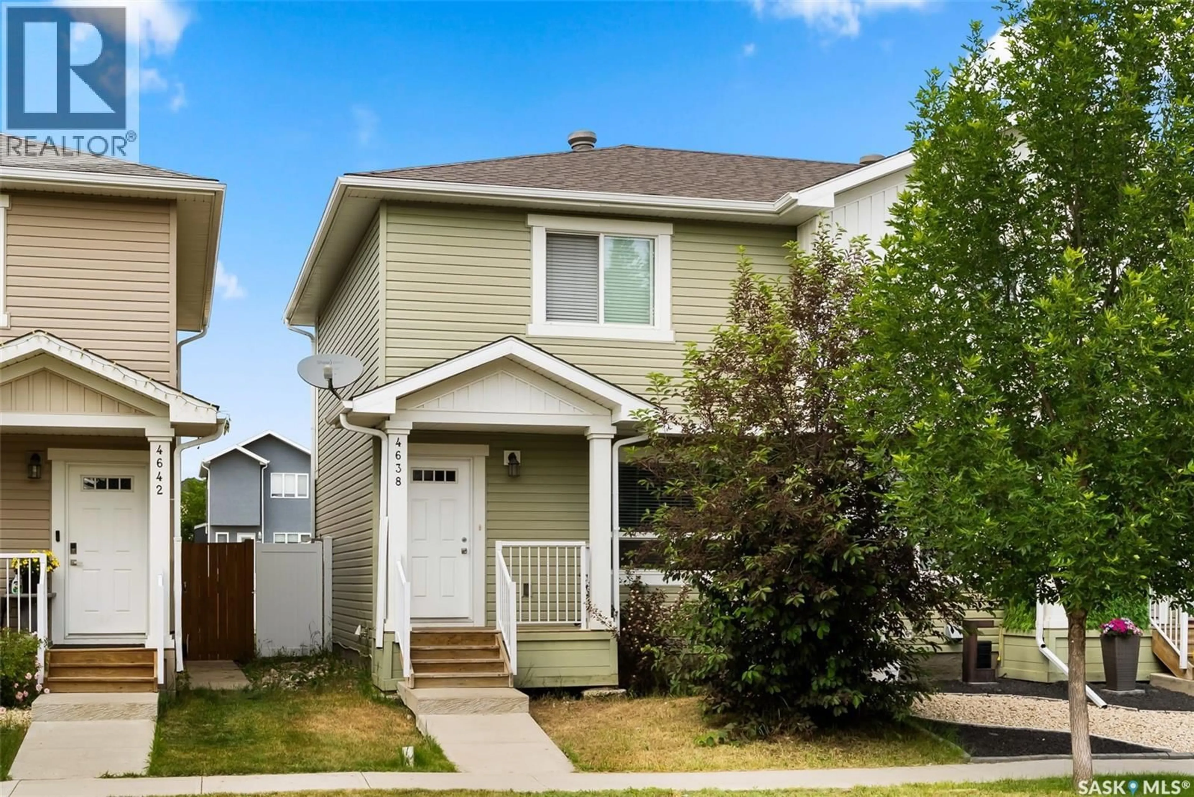Home with vinyl exterior material, street for 4638 ALBULET DRIVE, Regina Saskatchewan S4W0R3