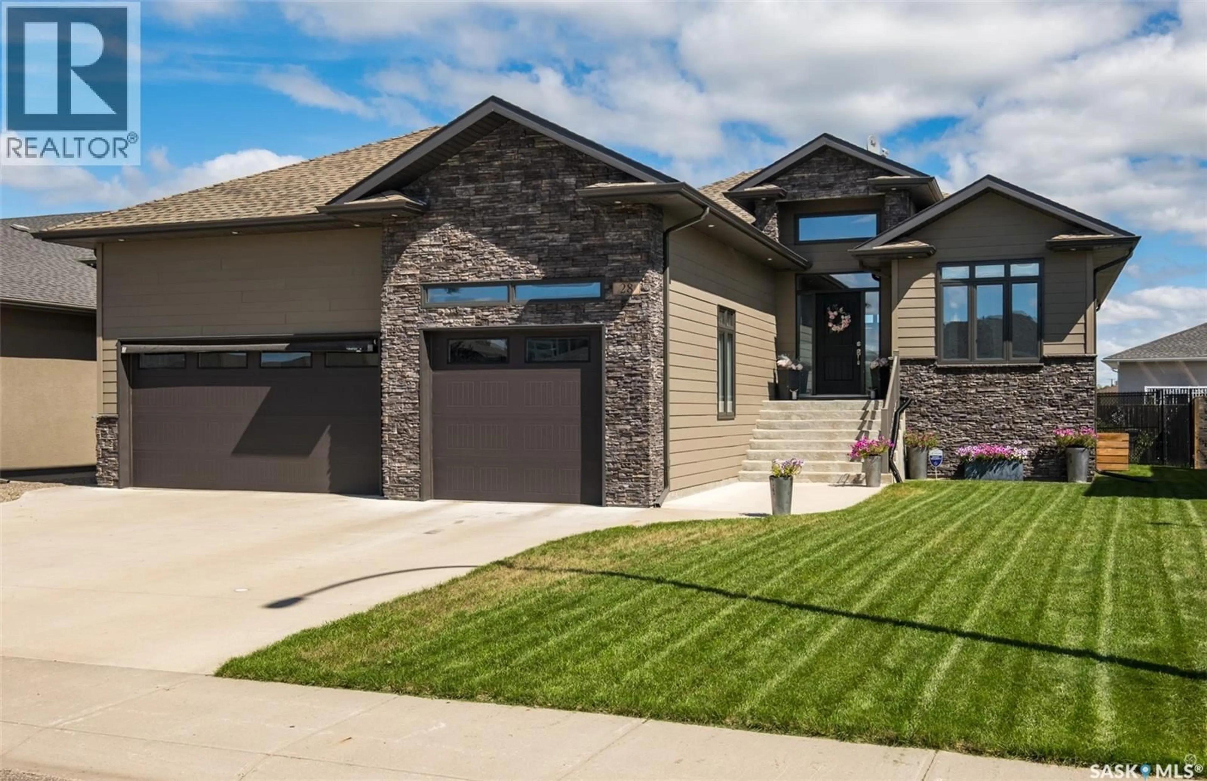 Home with brick exterior material, street for 28 SMILEY DRIVE, Prince Albert Saskatchewan S6X0B3