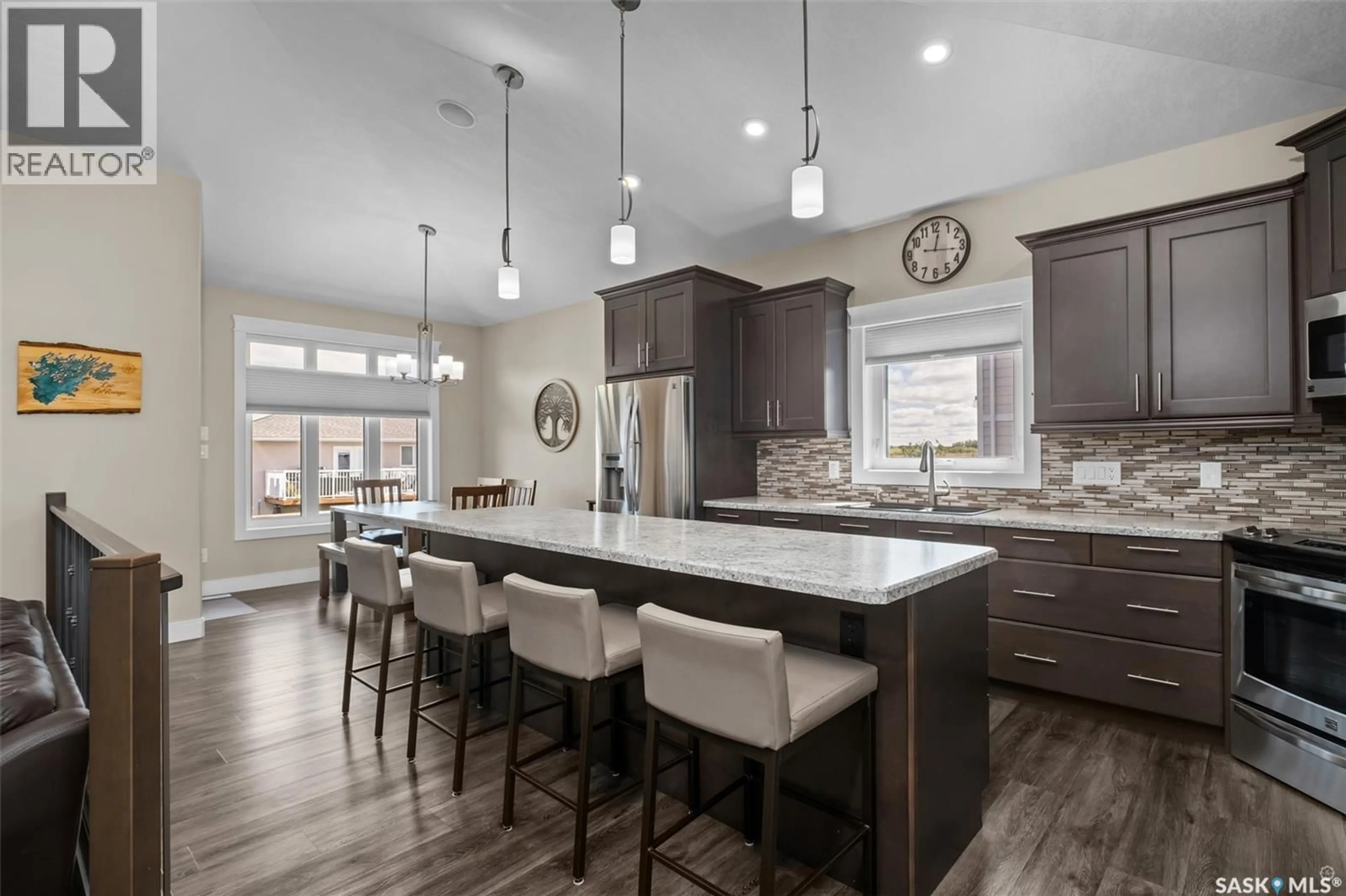 Open concept kitchen, ceramic/tile floor for 28 SMILEY DRIVE, Prince Albert Saskatchewan S6X0B3