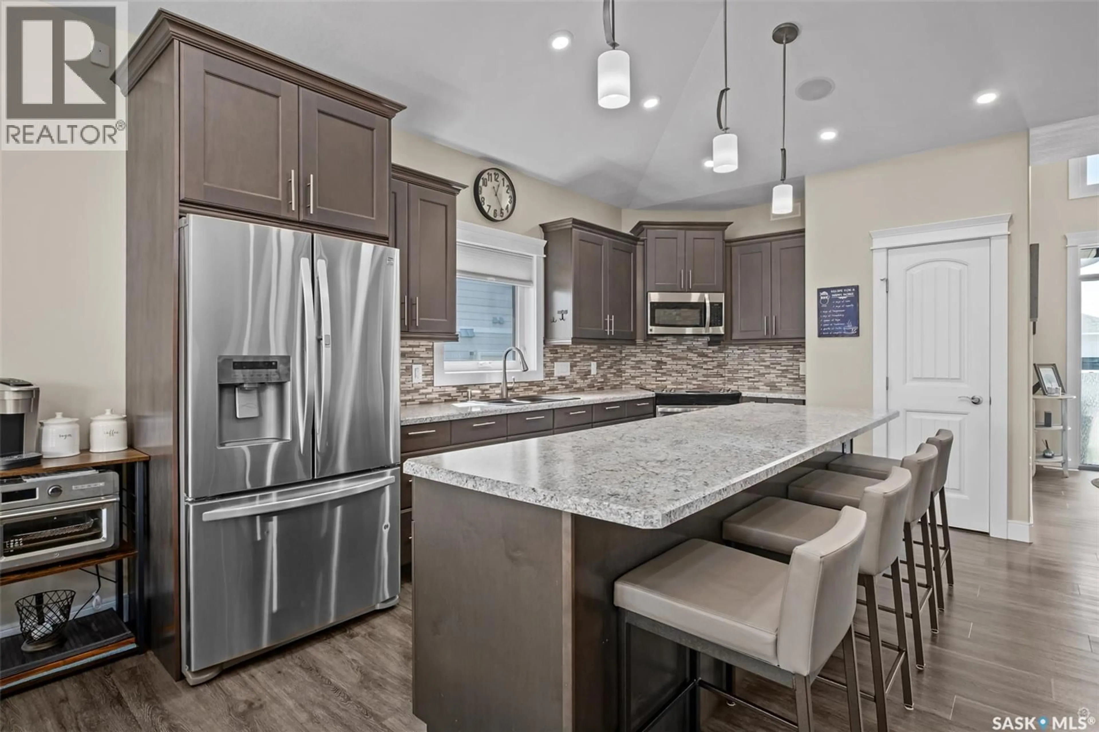 Open concept kitchen, ceramic/tile floor for 28 SMILEY DRIVE, Prince Albert Saskatchewan S6X0B3