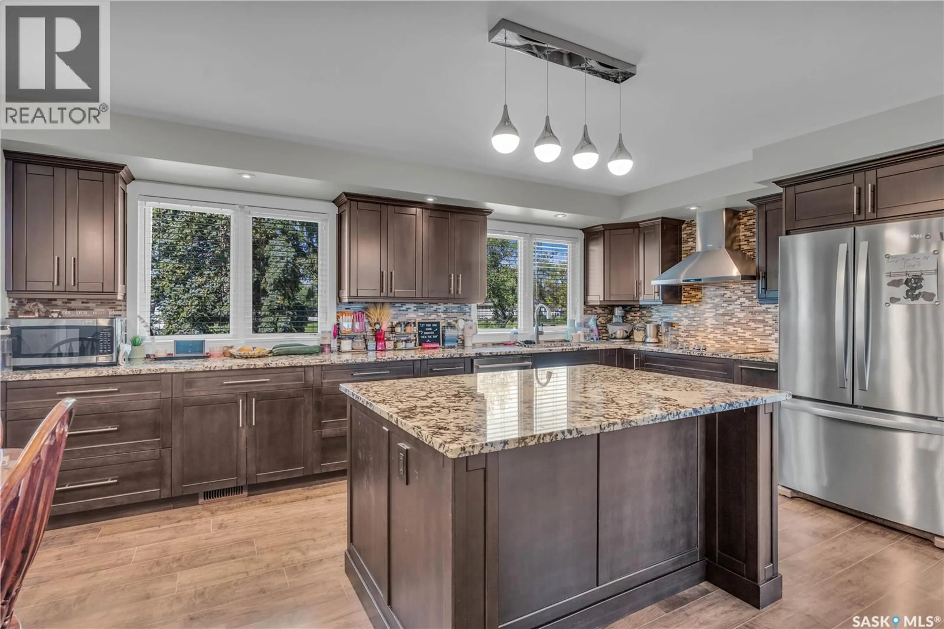 Open concept kitchen, ceramic/tile floor for 103 1ST STREET, Limerick Saskatchewan S0H2P0