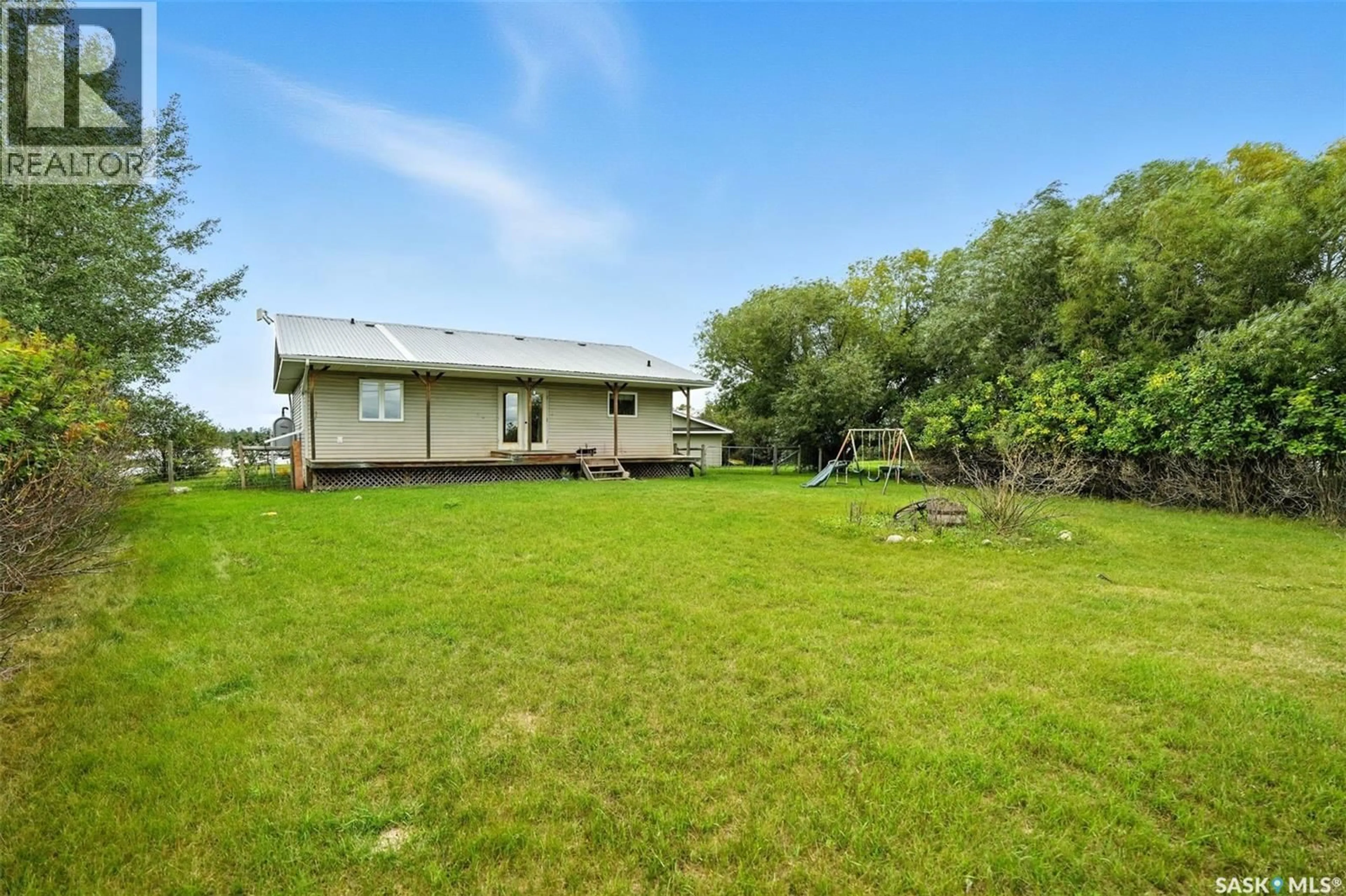 A pic from outside/outdoor area/front of a property/back of a property/a pic from drone, water/lake/river/ocean view for WISSE ACREAGE, Duck Lake Rm No. 463 Saskatchewan S0K1J0