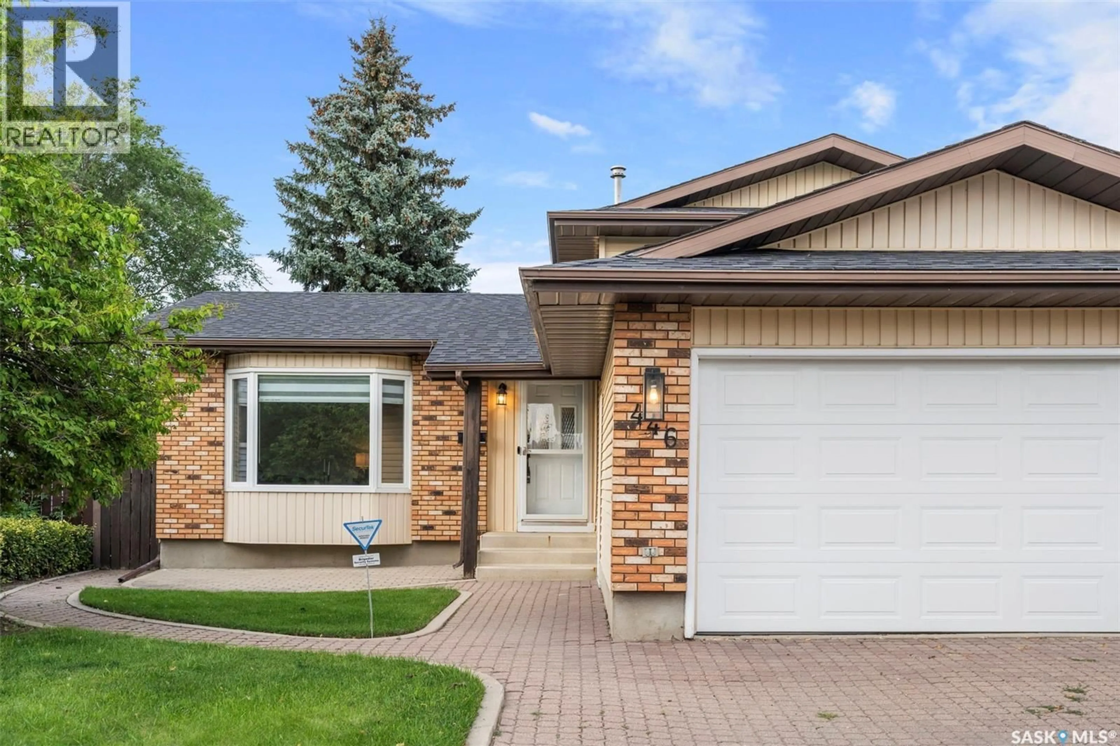 Home with brick exterior material, street for 446 PEBERDY CRESCENT, Saskatoon Saskatchewan S7K7N3