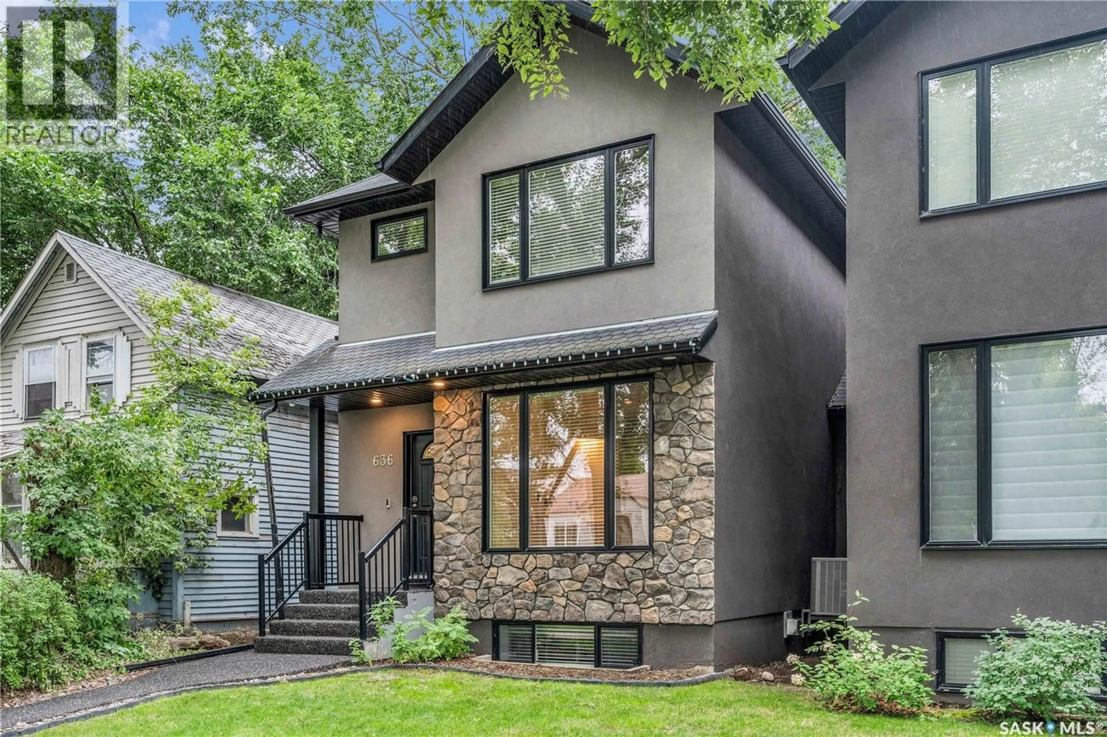 Home with brick exterior material, street for 636 7TH STREET, Saskatoon Saskatchewan S7H0X9