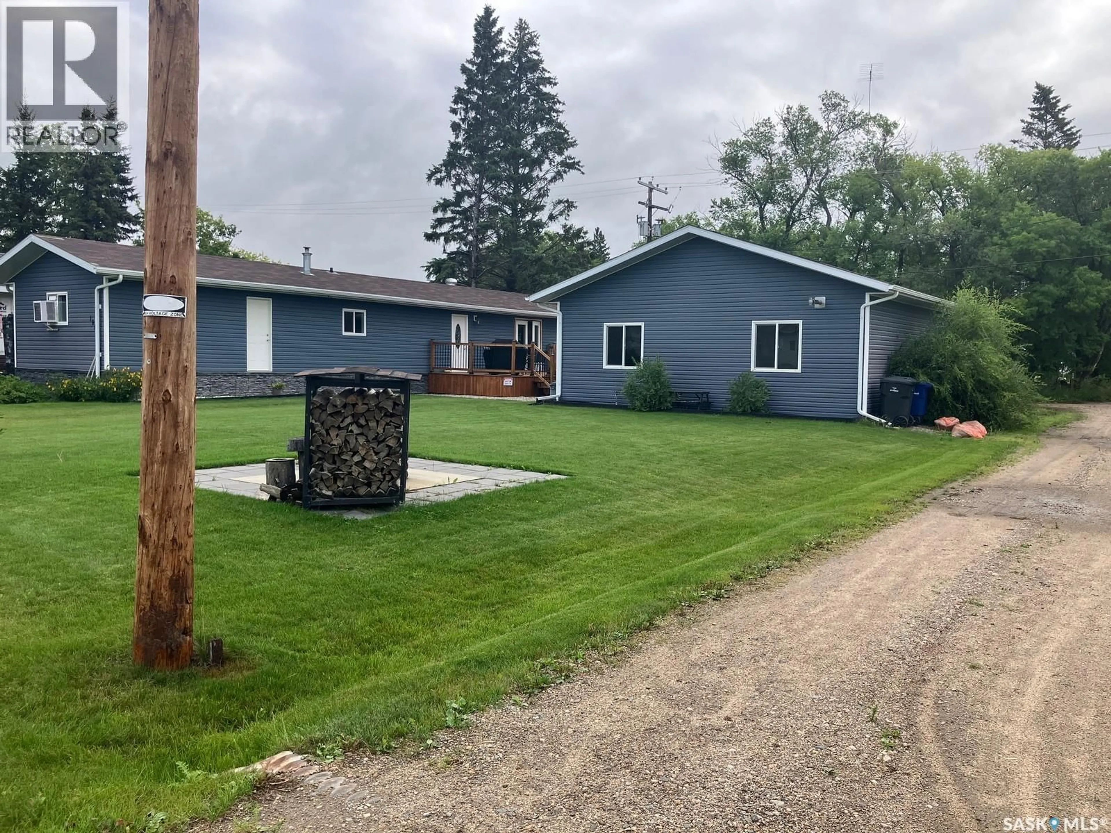 A pic from outside/outdoor area/front of a property/back of a property/a pic from drone, street for 108 1ST STREET, Choiceland Saskatchewan S0J0M0