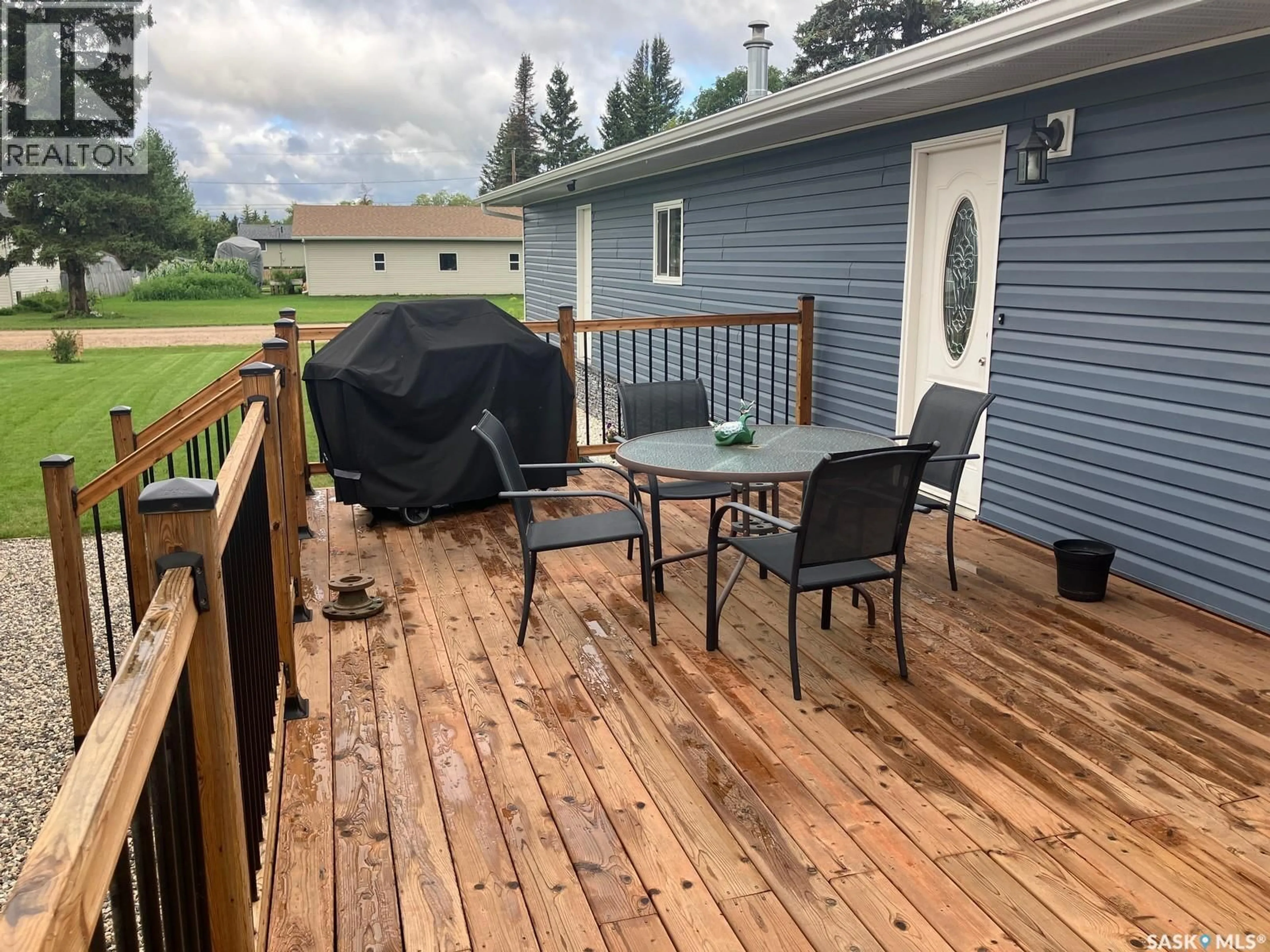 Patio, water/lake/river/ocean view for 108 1ST STREET, Choiceland Saskatchewan S0J0M0