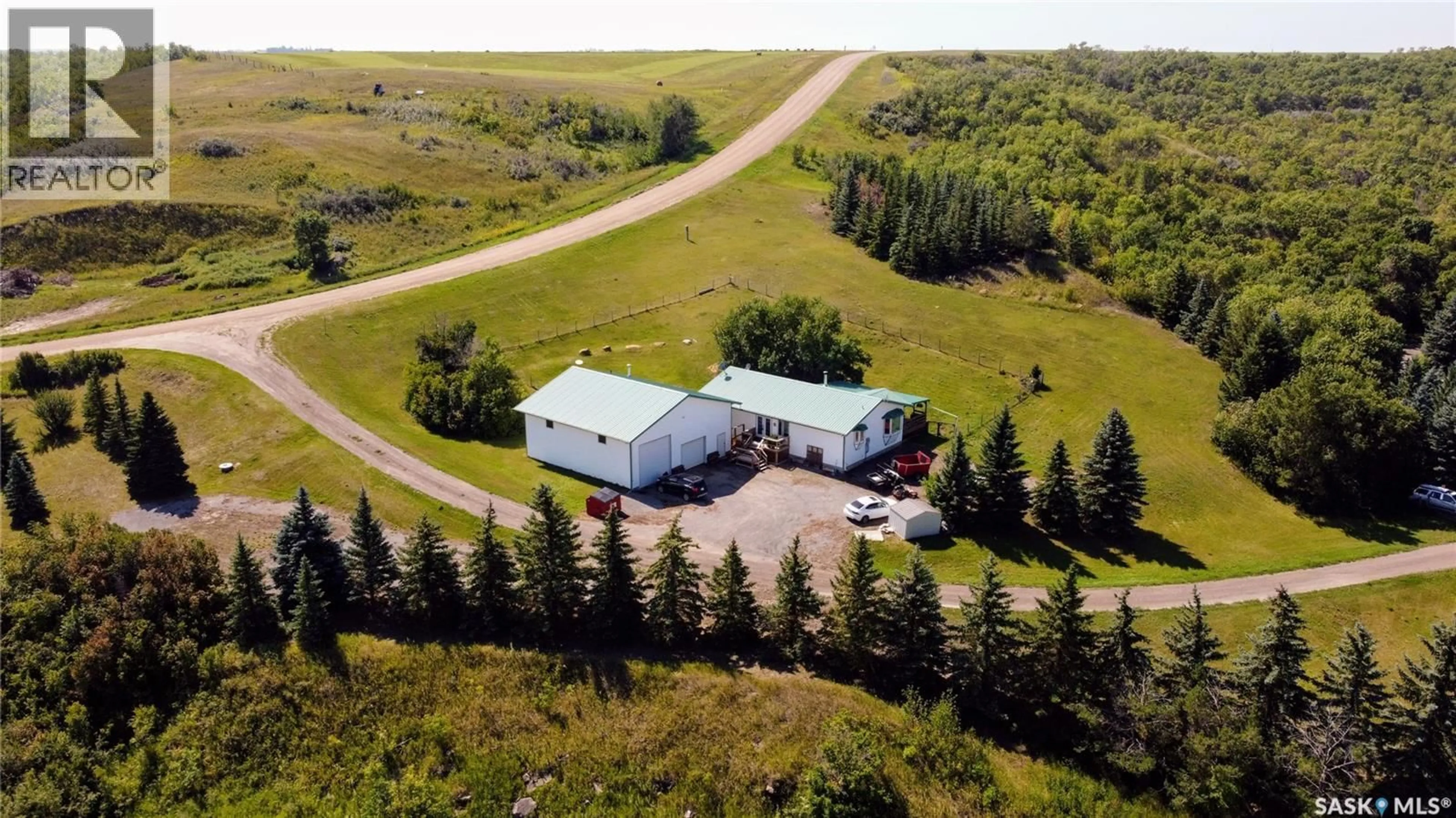 A pic from outside/outdoor area/front of a property/back of a property/a pic from drone, building for VALLEY PINES, Lumsden Rm No. 189 Saskatchewan S0G3C0