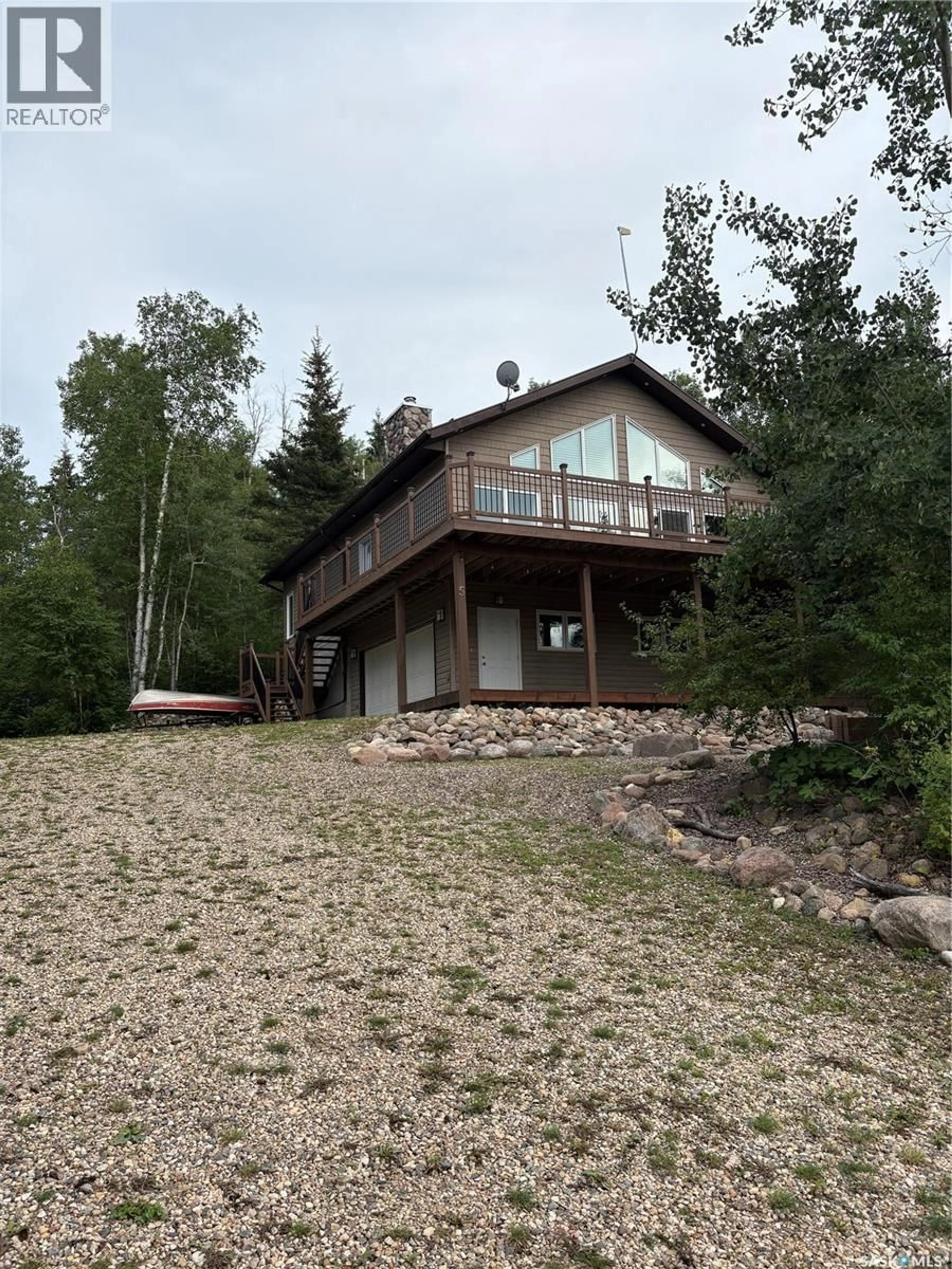 A pic from outside/outdoor area/front of a property/back of a property/a pic from drone, unknown for 5 SUNSET DRIVE, Big River Rm No. 555 Saskatchewan S0J0E0