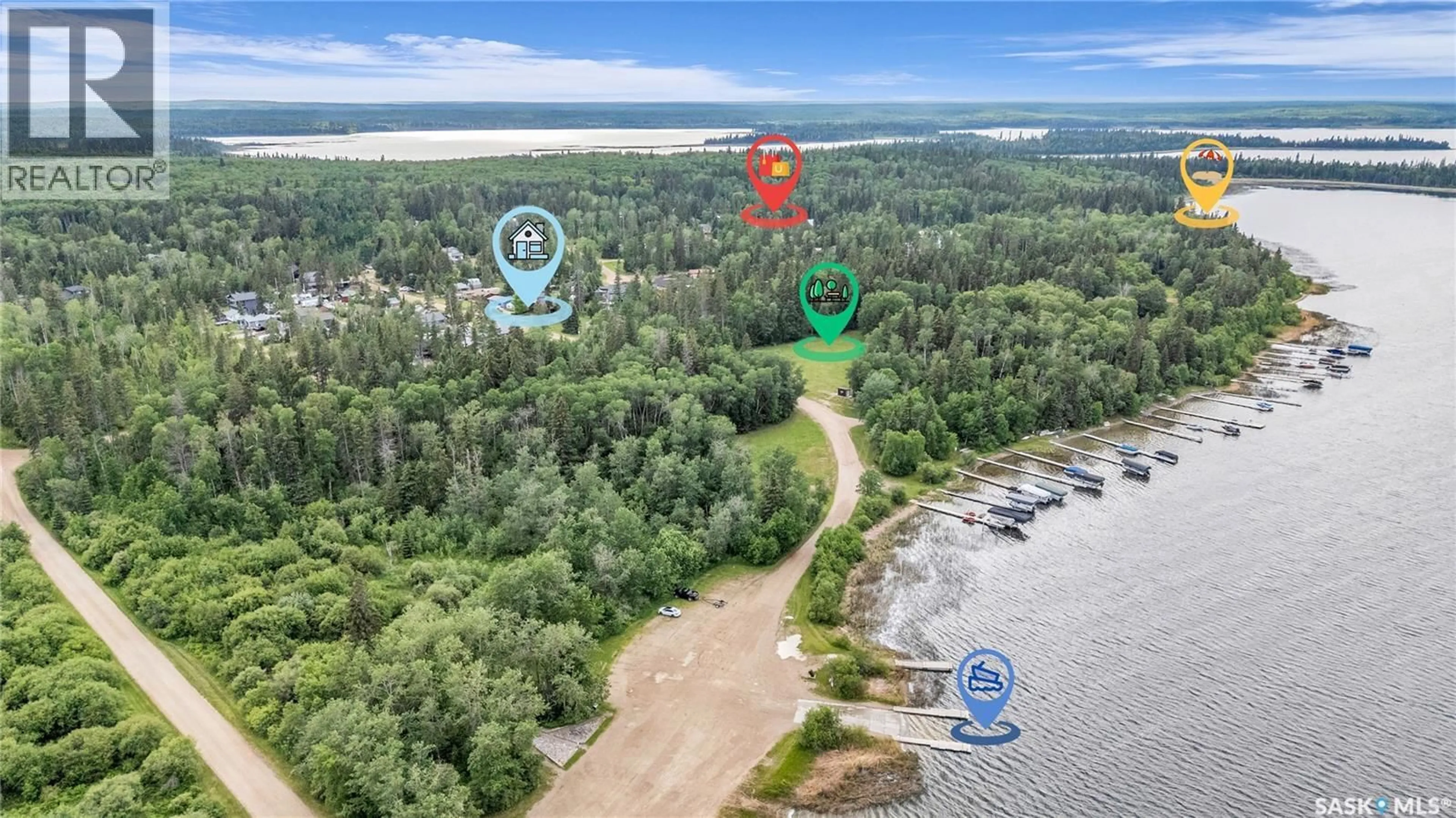 A pic from outside/outdoor area/front of a property/back of a property/a pic from drone, water/lake/river/ocean view for 116 FOSTER STREET, Lakeland Rm No. 521 Saskatchewan S0J0N0