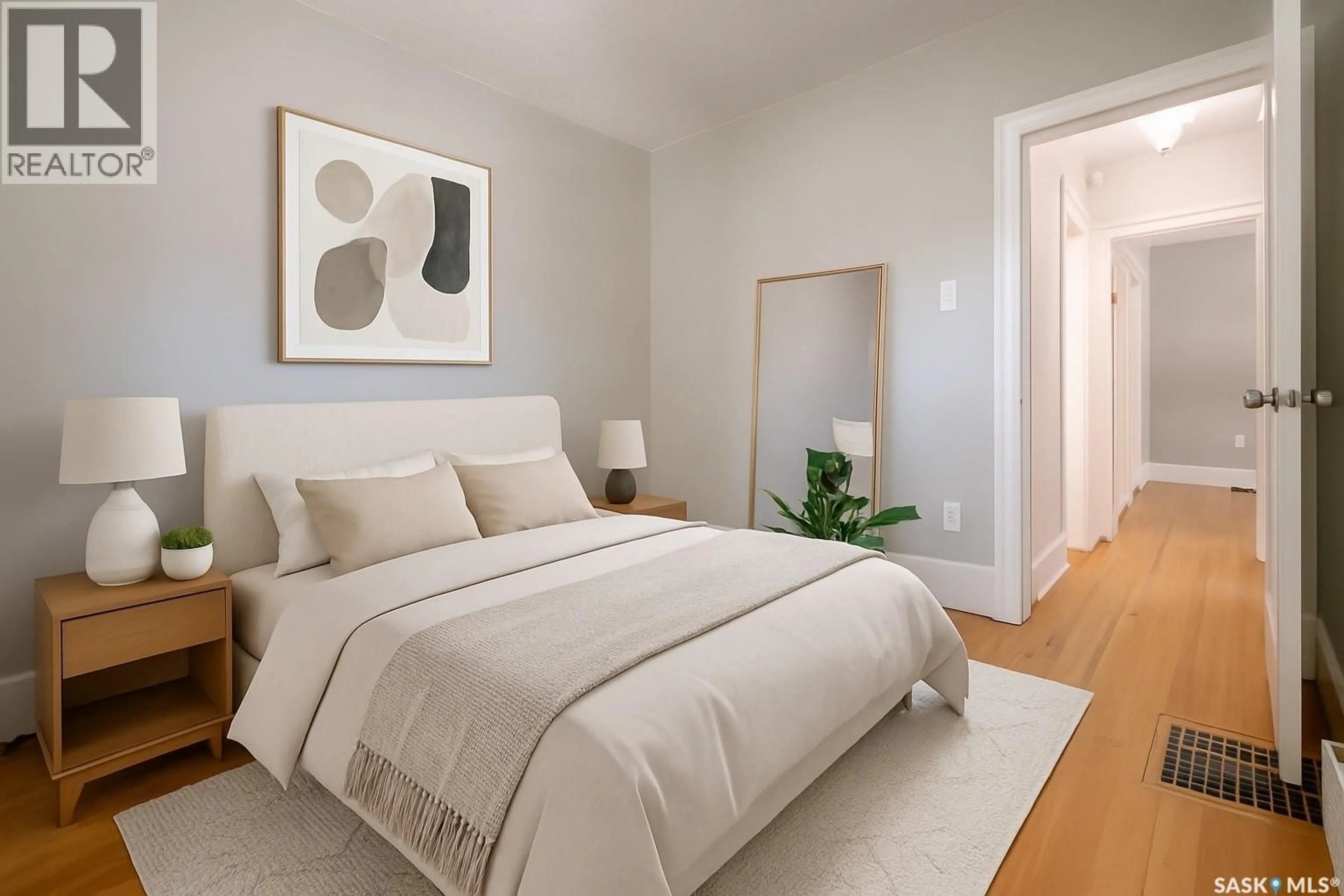 Bedroom with bed, unknown for 2154 BRODER STREET, Regina Saskatchewan S4N3S4