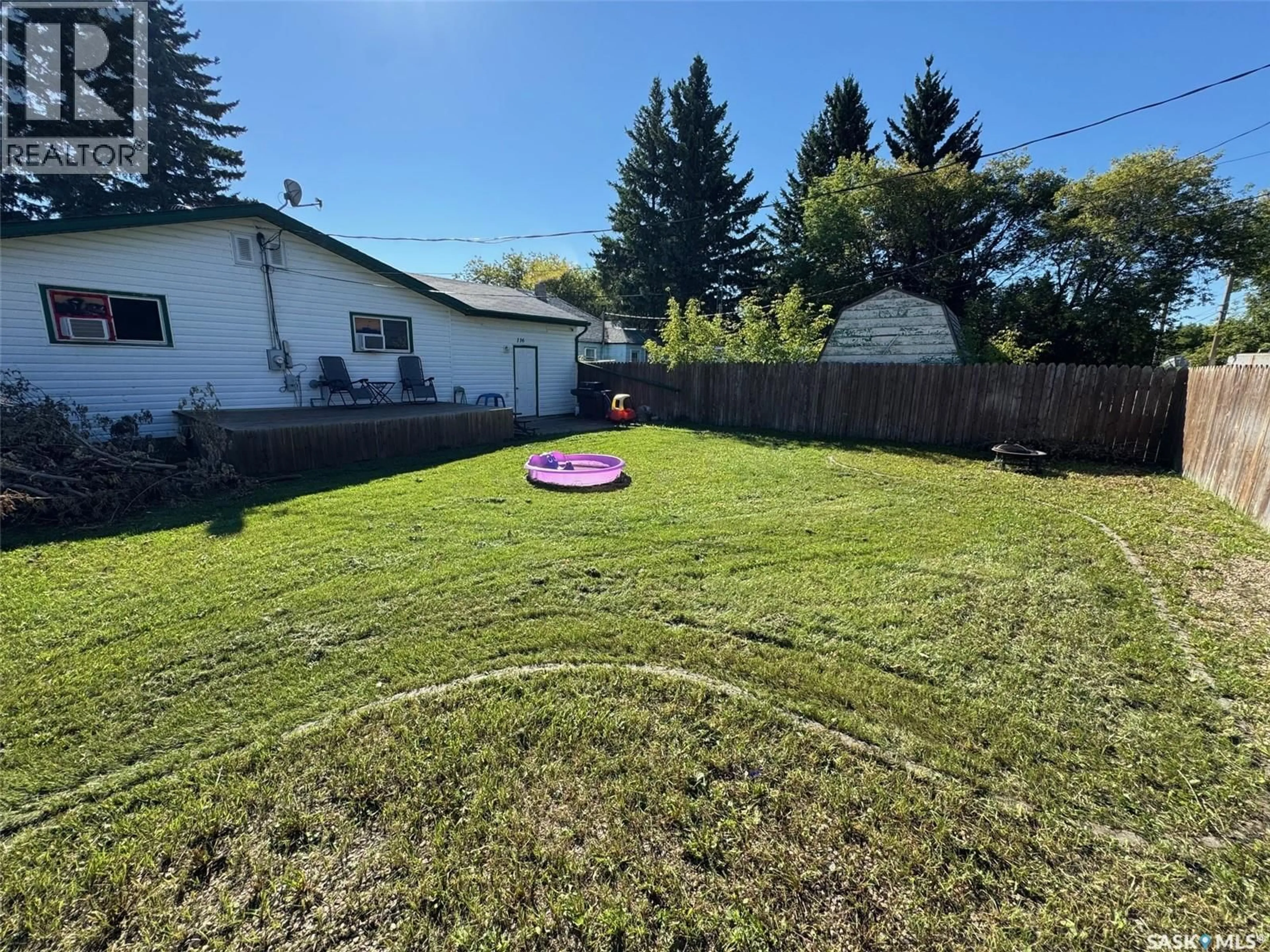 A pic from outside/outdoor area/front of a property/back of a property/a pic from drone, unknown for 116 ELIZABETH AVENUE, Naicam Saskatchewan S0K2Z0