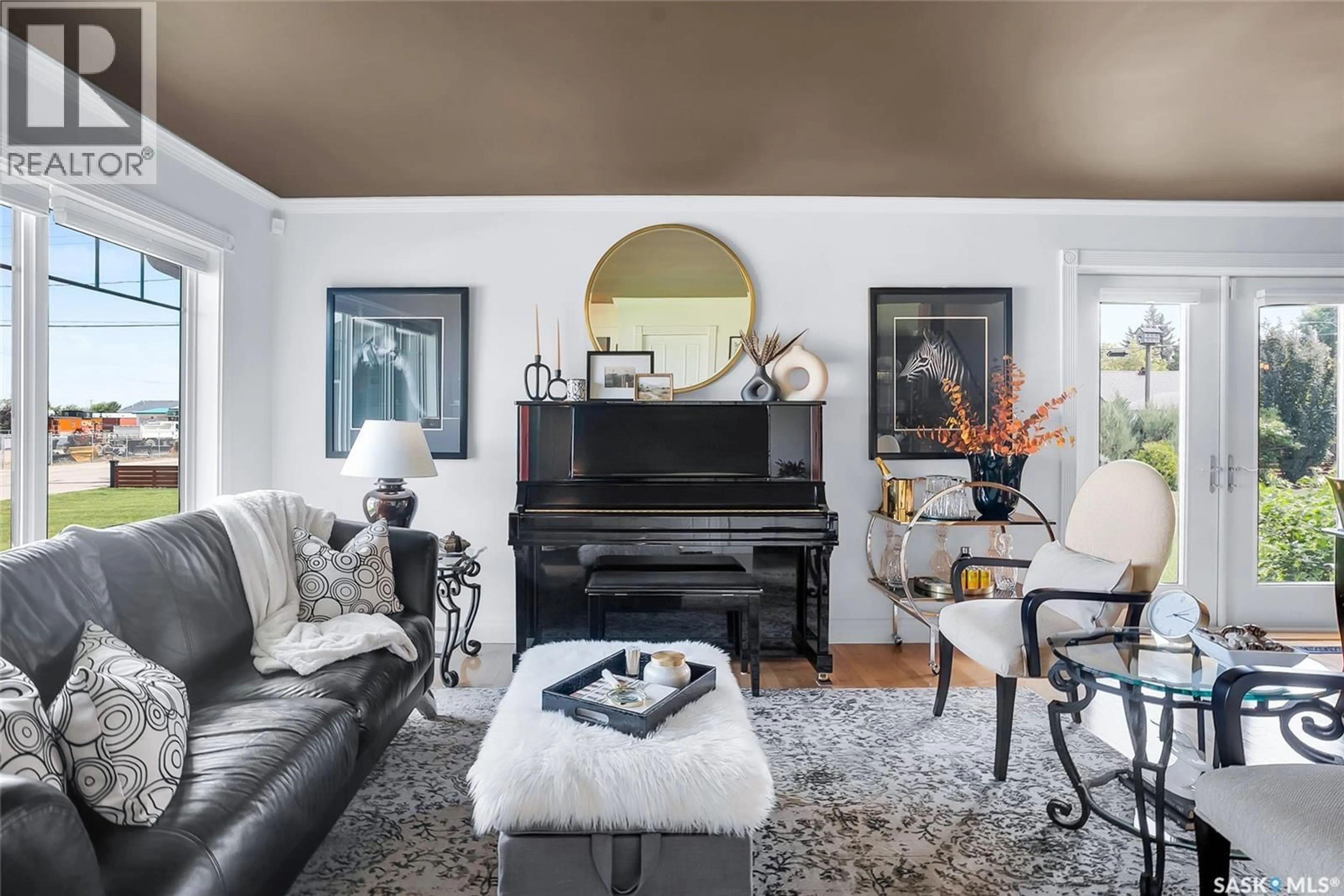 Living room with furniture, unknown for 104 8TH AVENUE, Biggar Saskatchewan S0K0M0