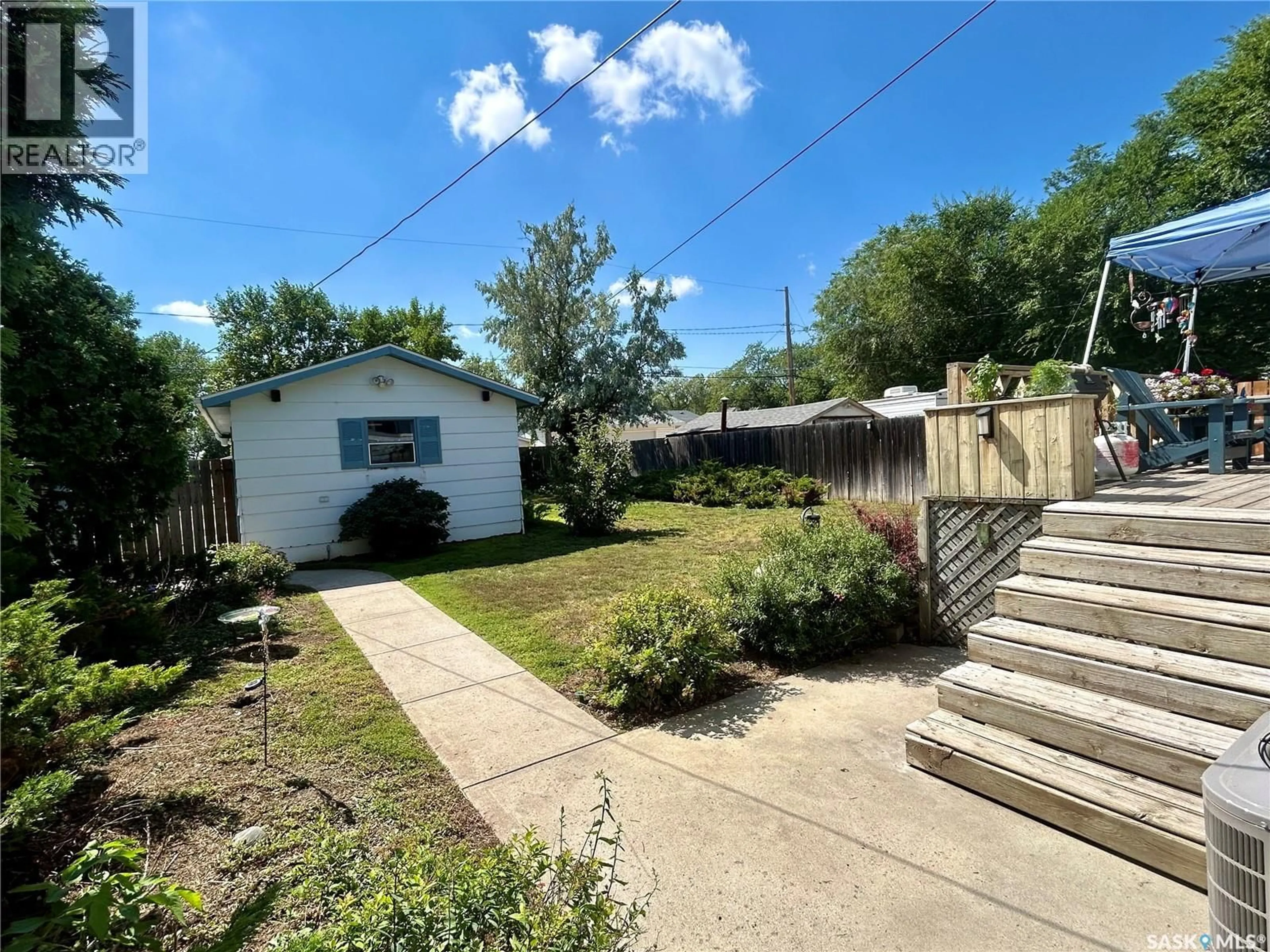 A pic from outside/outdoor area/front of a property/back of a property/a pic from drone, street for 1810 3RD STREET, Estevan Saskatchewan S4A0T2