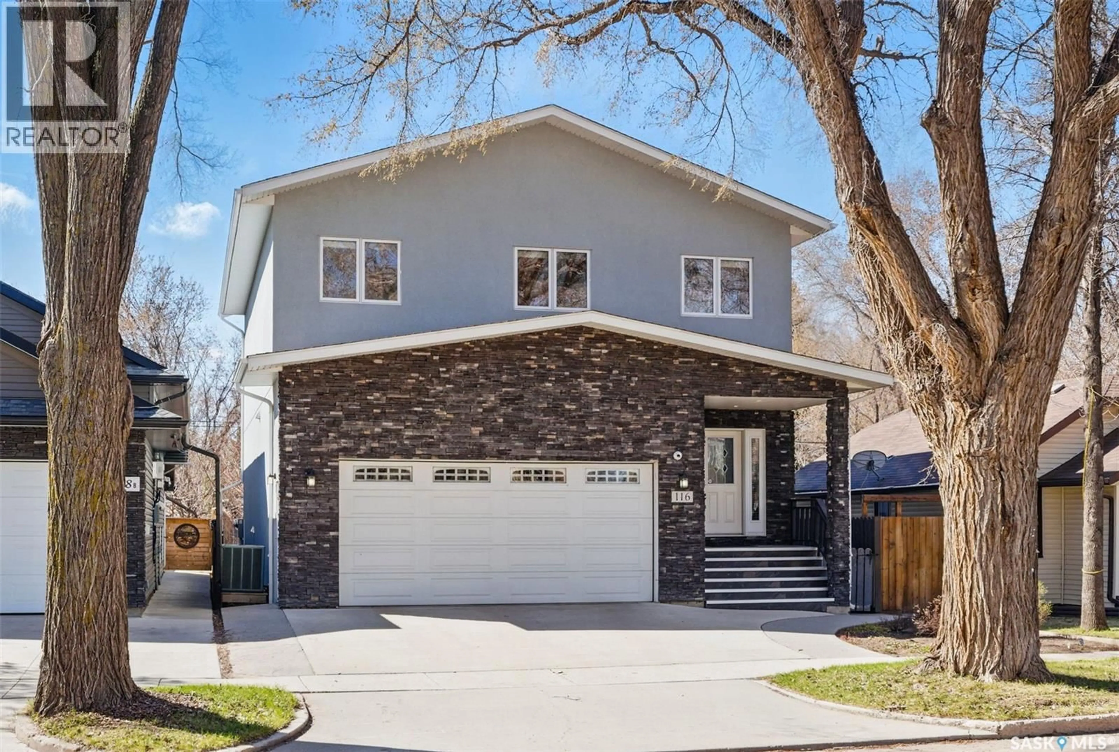 Home with brick exterior material, street for 116 HILLIARD STREET, Saskatoon Saskatchewan S7J0E2