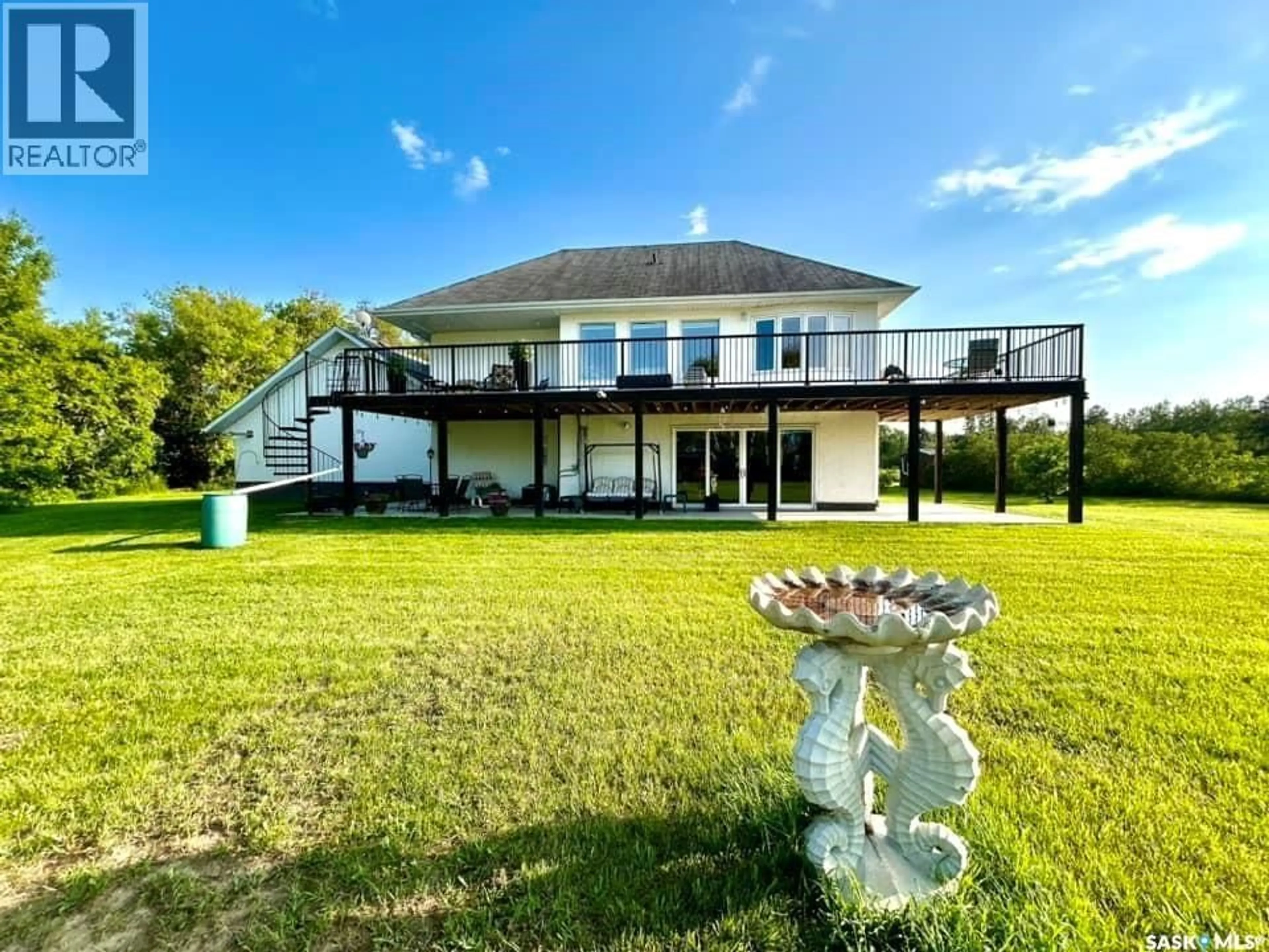 A pic from outside/outdoor area/front of a property/back of a property/a pic from drone, water/lake/river/ocean view for EBERLE, Nipawin Rm No. 487 Saskatchewan S0E1E0