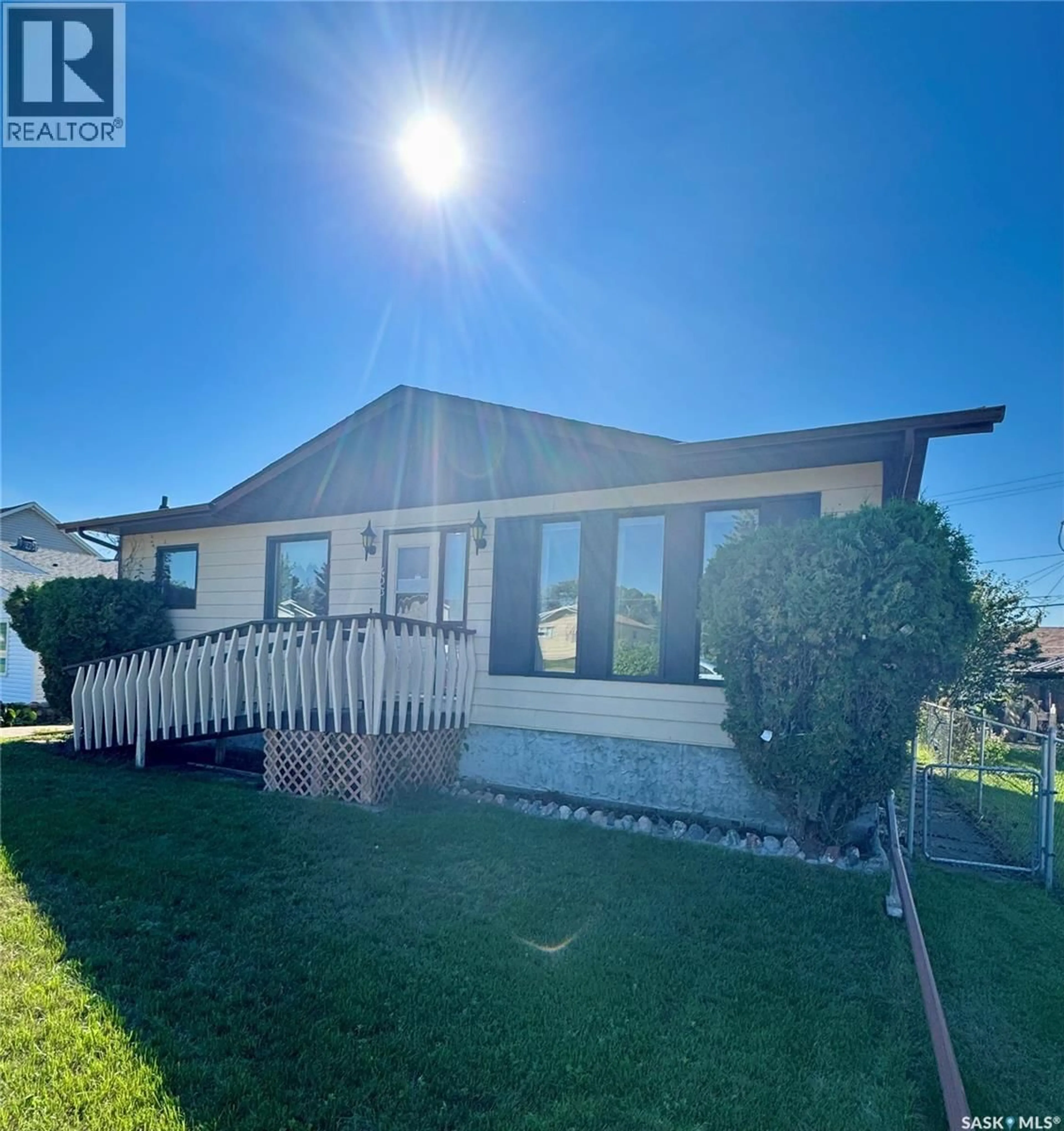 Home with vinyl exterior material, water/lake/river/ocean view for 403 CHURCHILL STREET, Hudson Bay Saskatchewan S0E0Y0