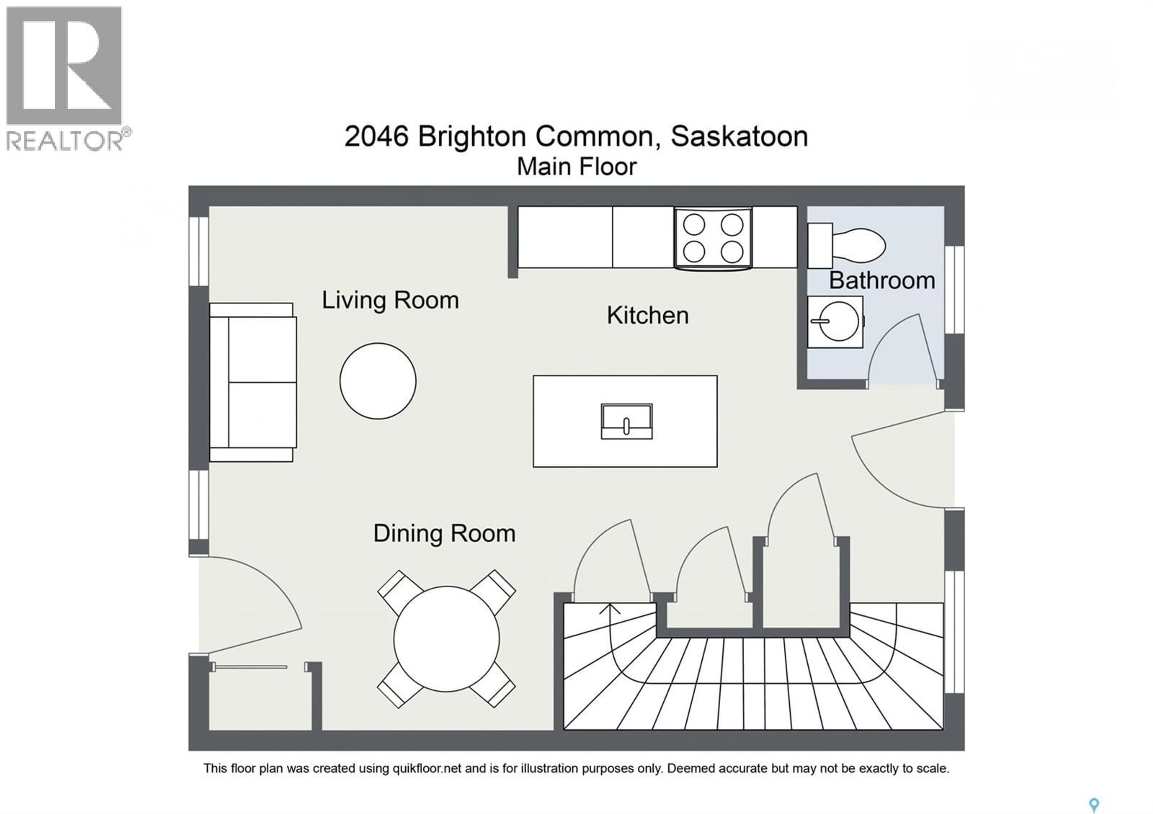 Floor plan for 2046 BRIGHTON COMMON, Saskatoon Saskatchewan S7V0N9
