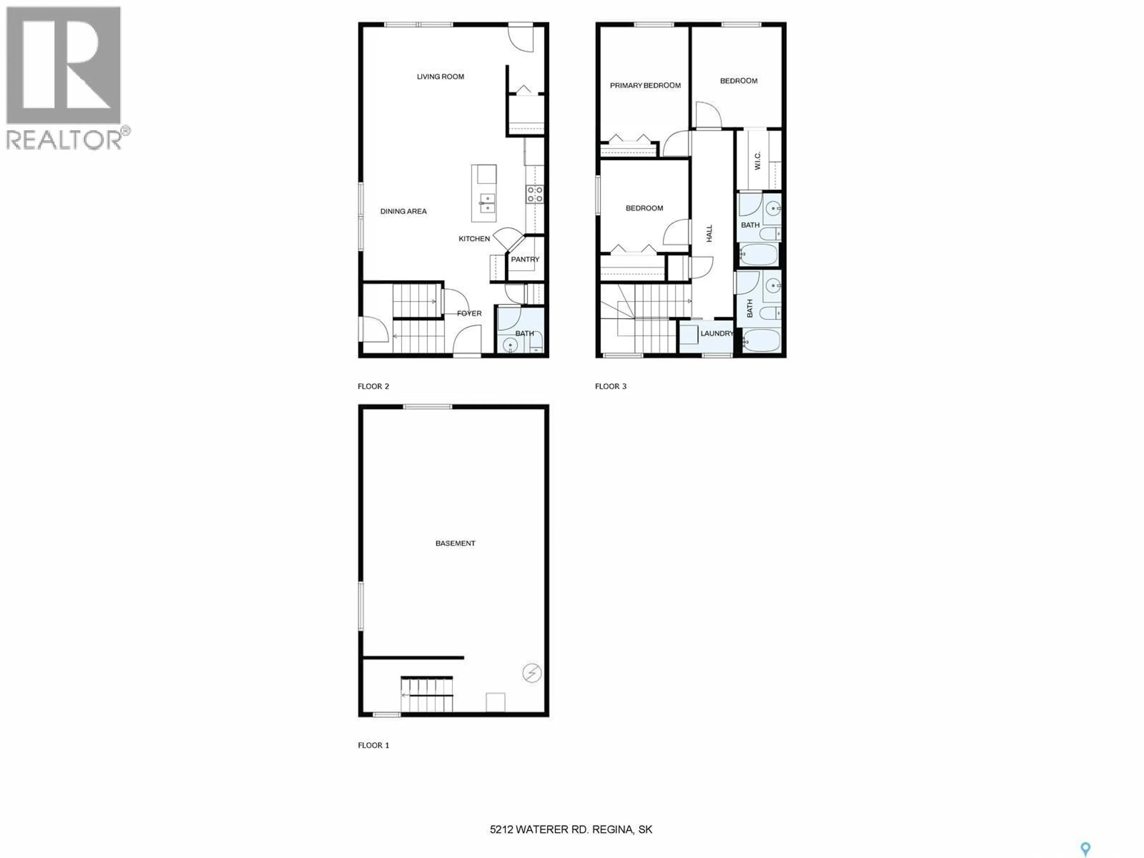 Floor plan for 5512 WATERER ROAD, Regina Saskatchewan S4W0N1