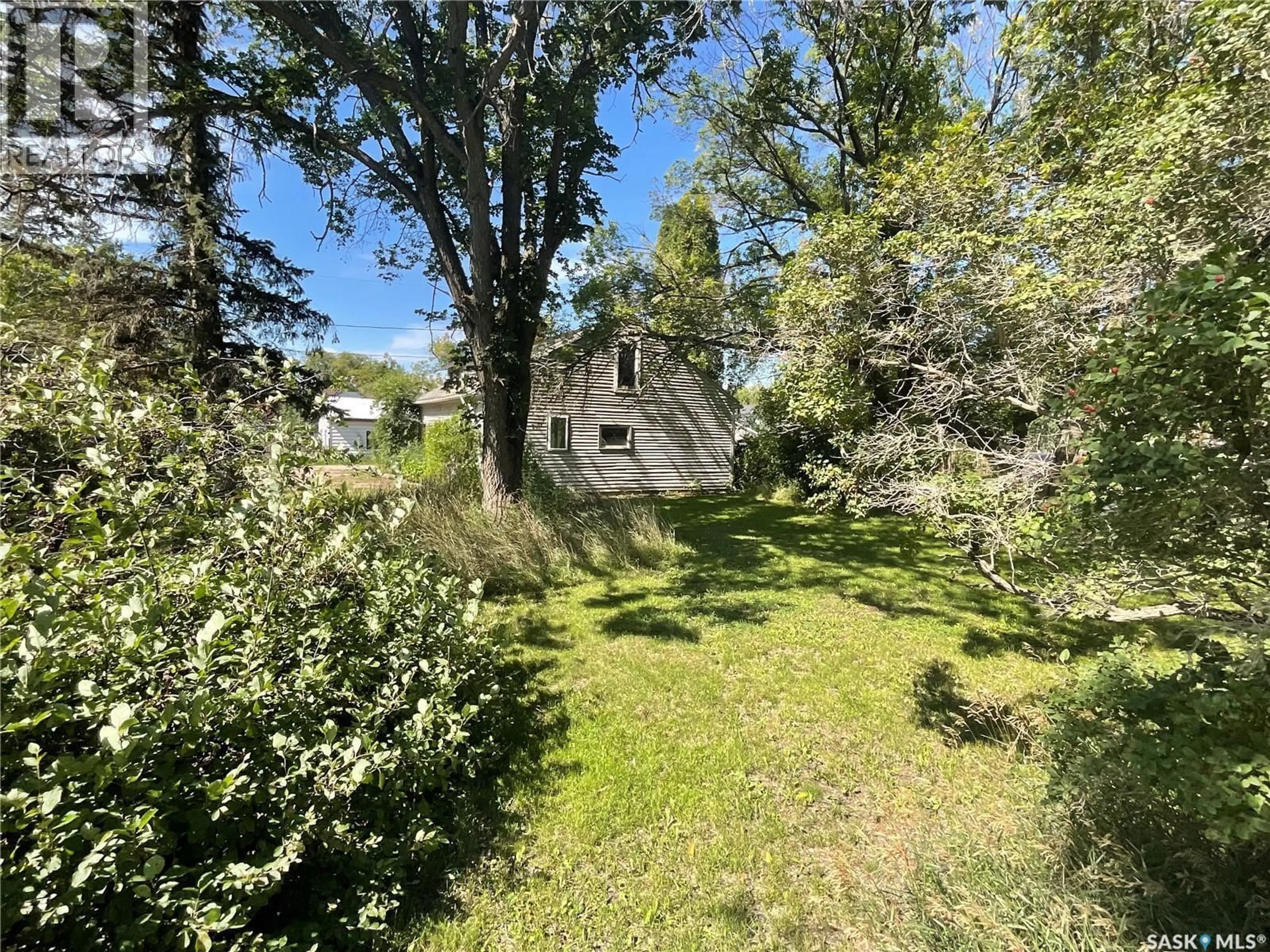 A pic from outside/outdoor area/front of a property/back of a property/a pic from drone, forest/trees view for 113 RAILWAY AVENUE, Marcelin Saskatchewan S0J1R0
