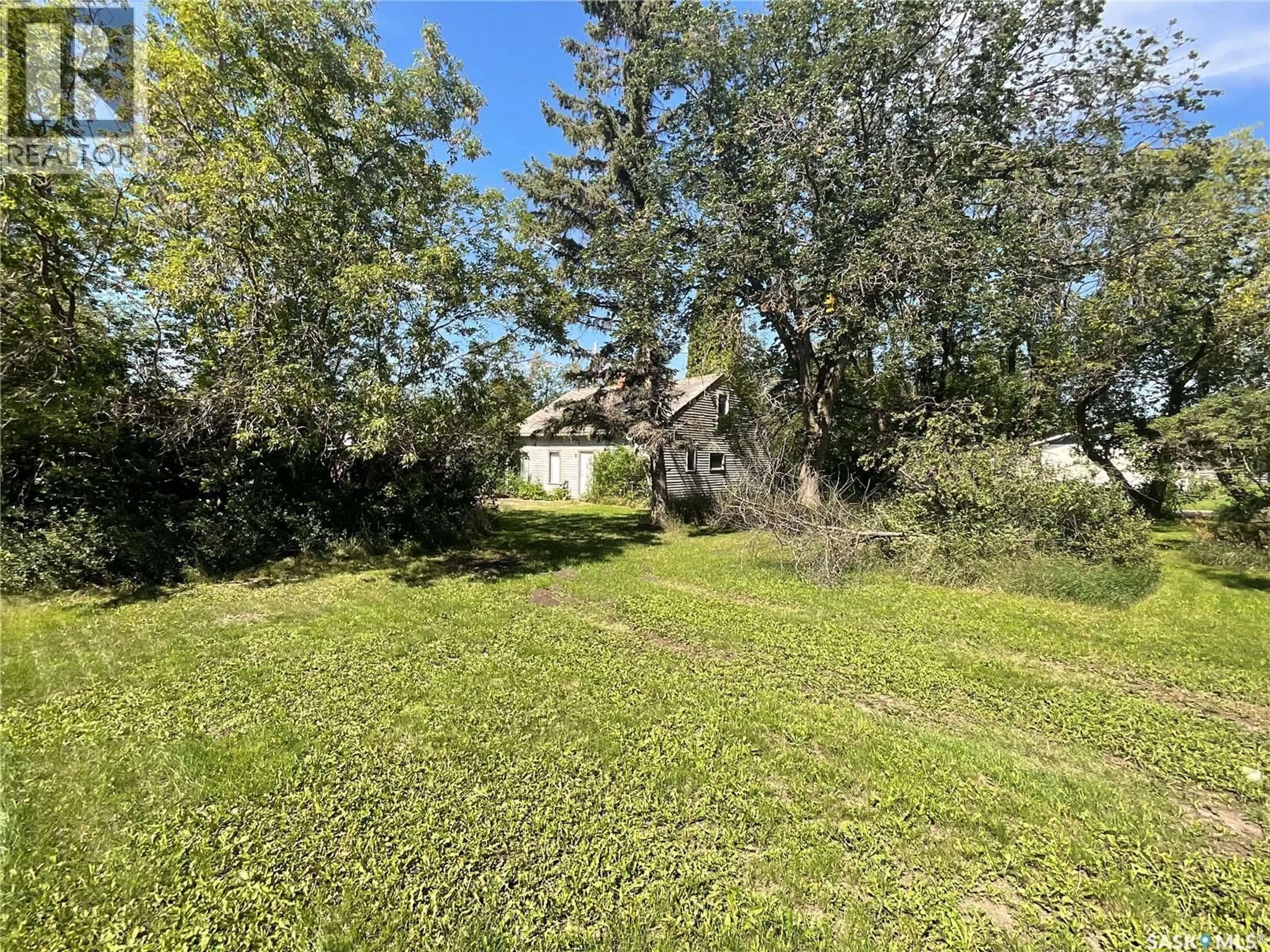 A pic from outside/outdoor area/front of a property/back of a property/a pic from drone, forest/trees view for 113 RAILWAY AVENUE, Marcelin Saskatchewan S0J1R0